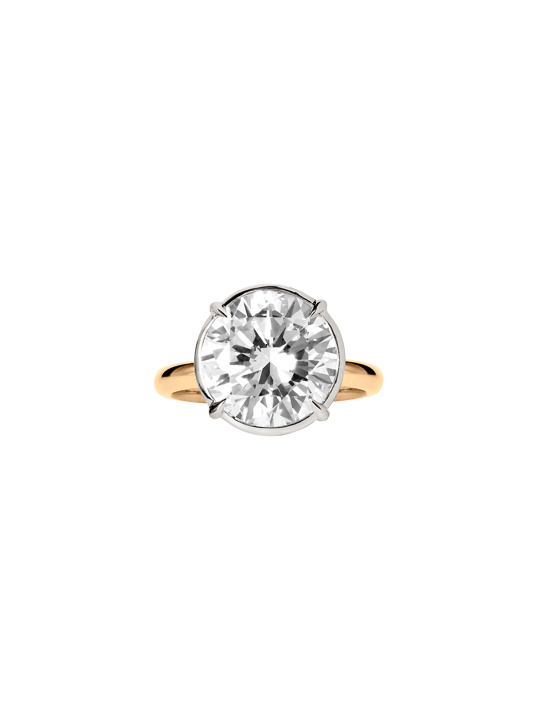 14K ELLIS ROUND-CUT SOLITAIRE RING IN LAB DIAMOND