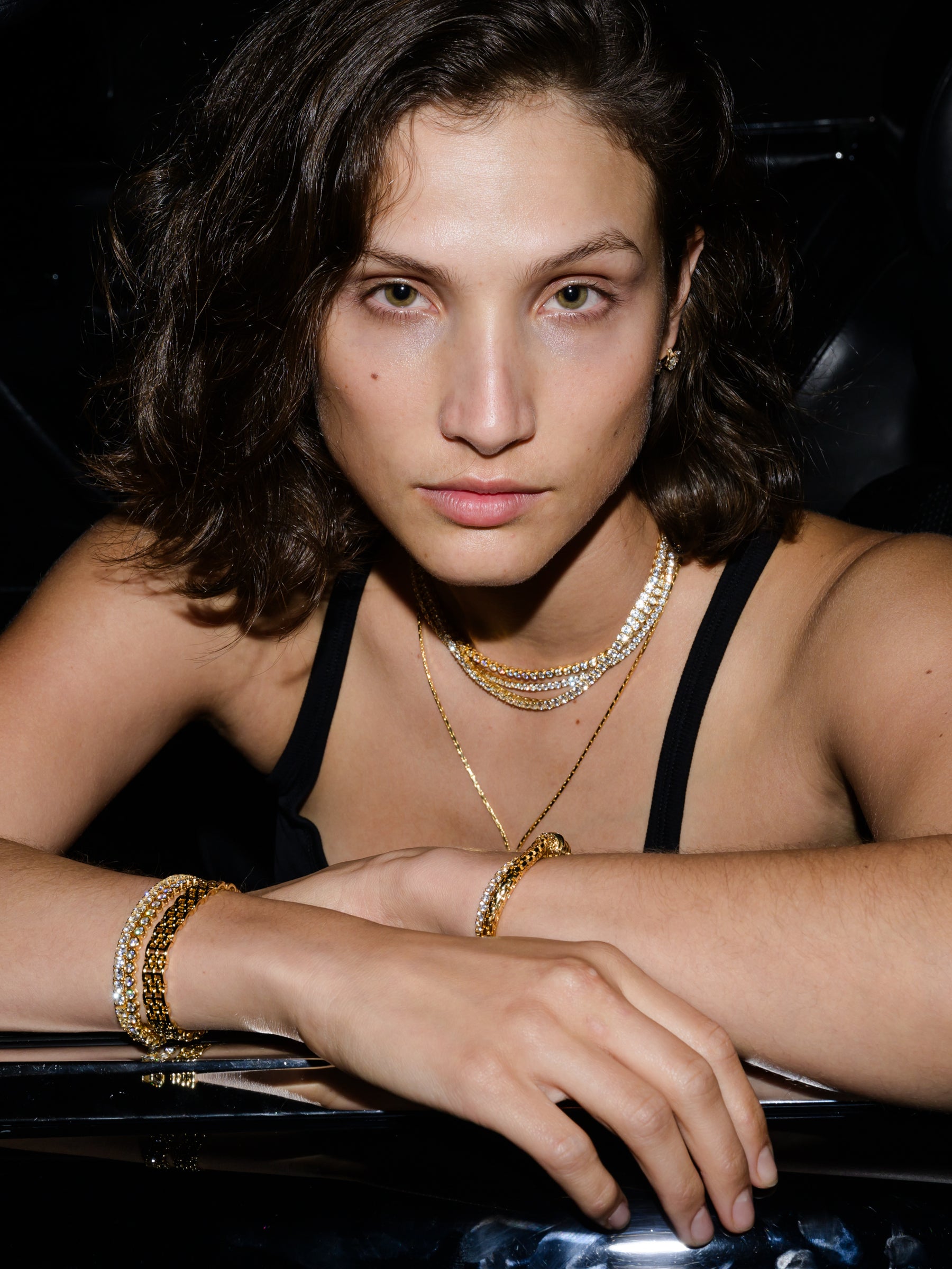 PETITE LEONORA LINK BRACELET, GOLD