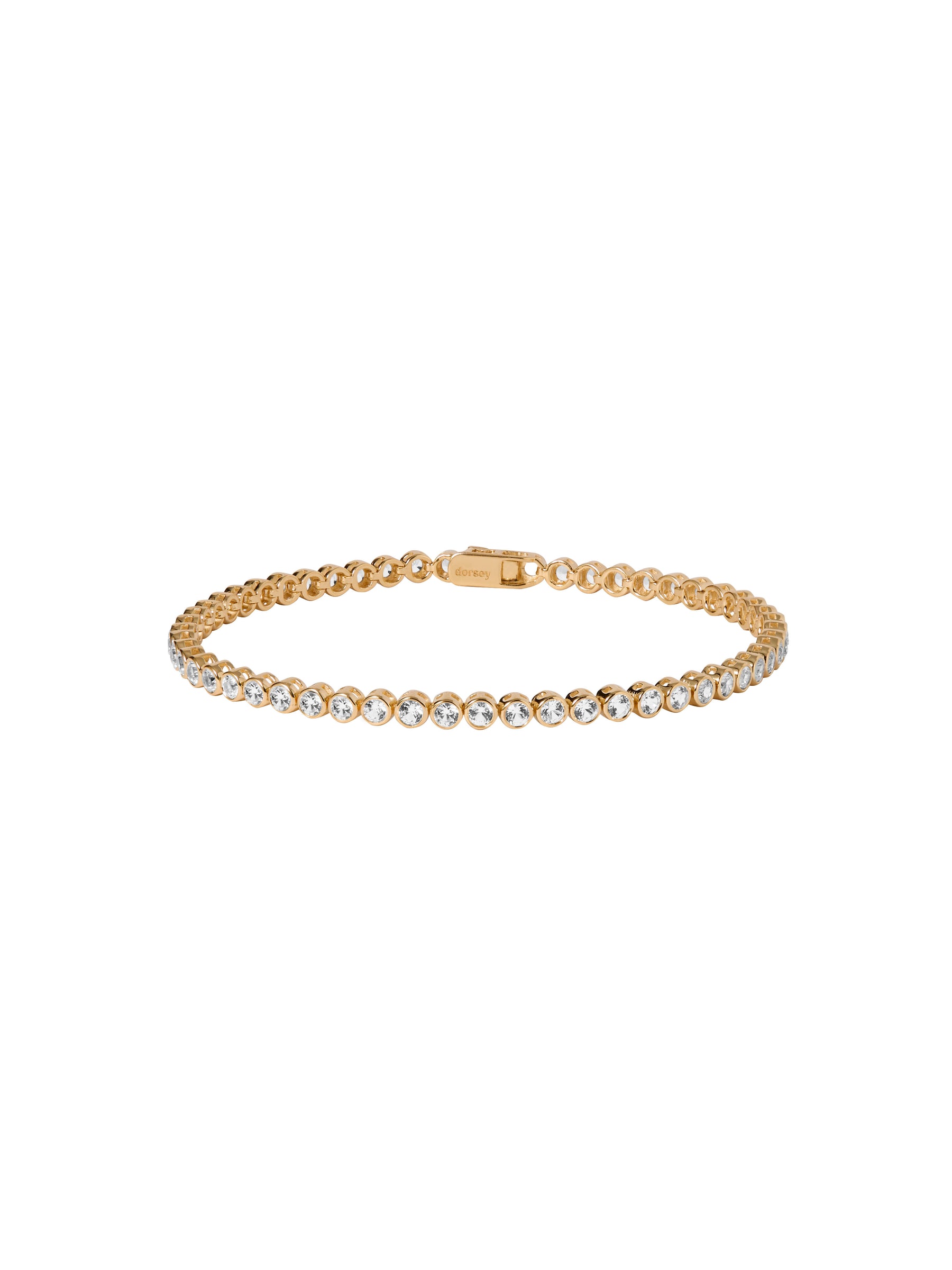 JAMES BEZEL RIVIÈRE ANKLET IN LAB WHITE SAPPHIRE
