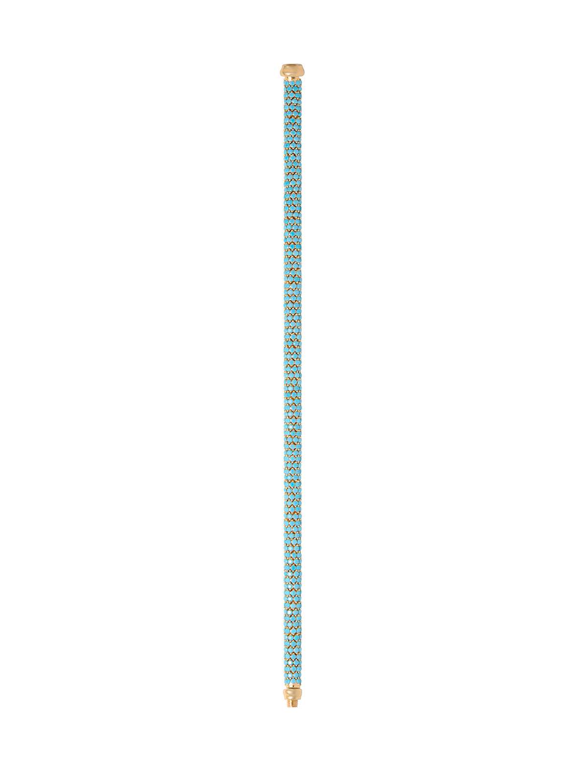 CELESTE ANKLET, NANO TURQUOISE, GOLD