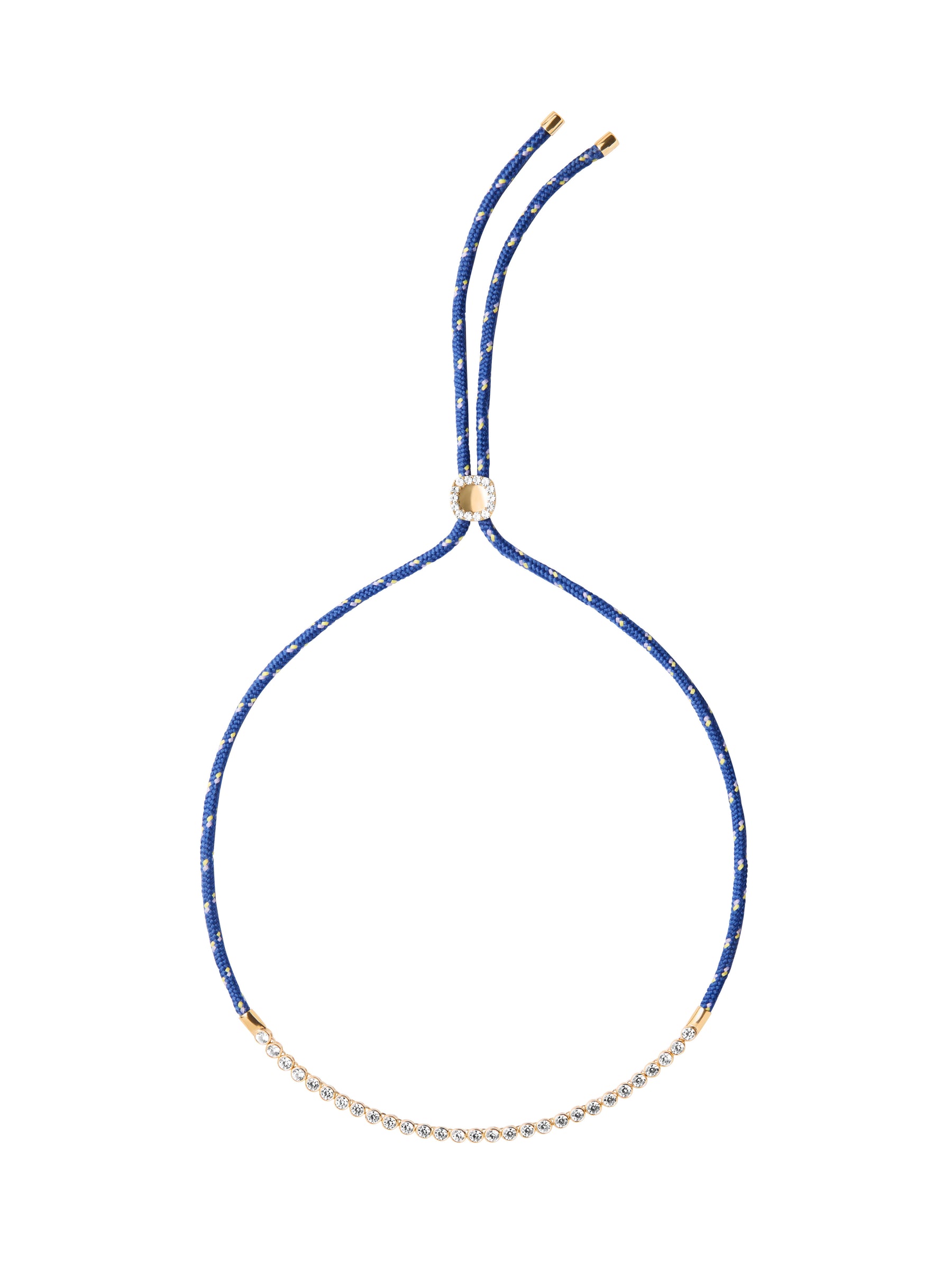 JAMES BEZEL BLEU PARACORD NECKLACE, GOLD