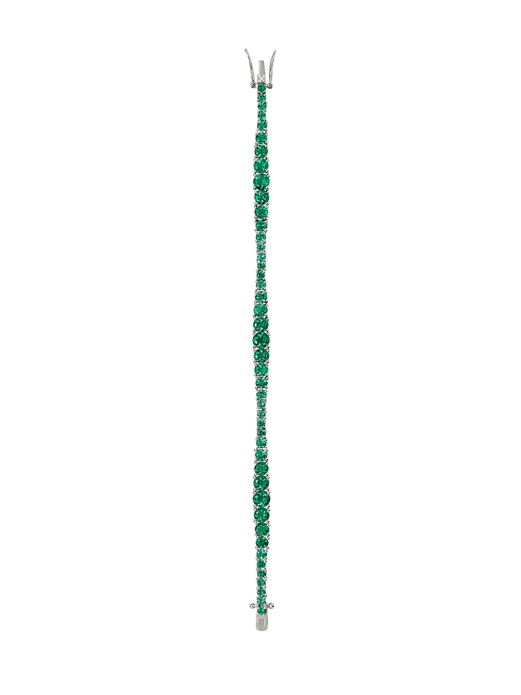 ISADORA RIVIÈRE BRACELET IN LAB EMERALD