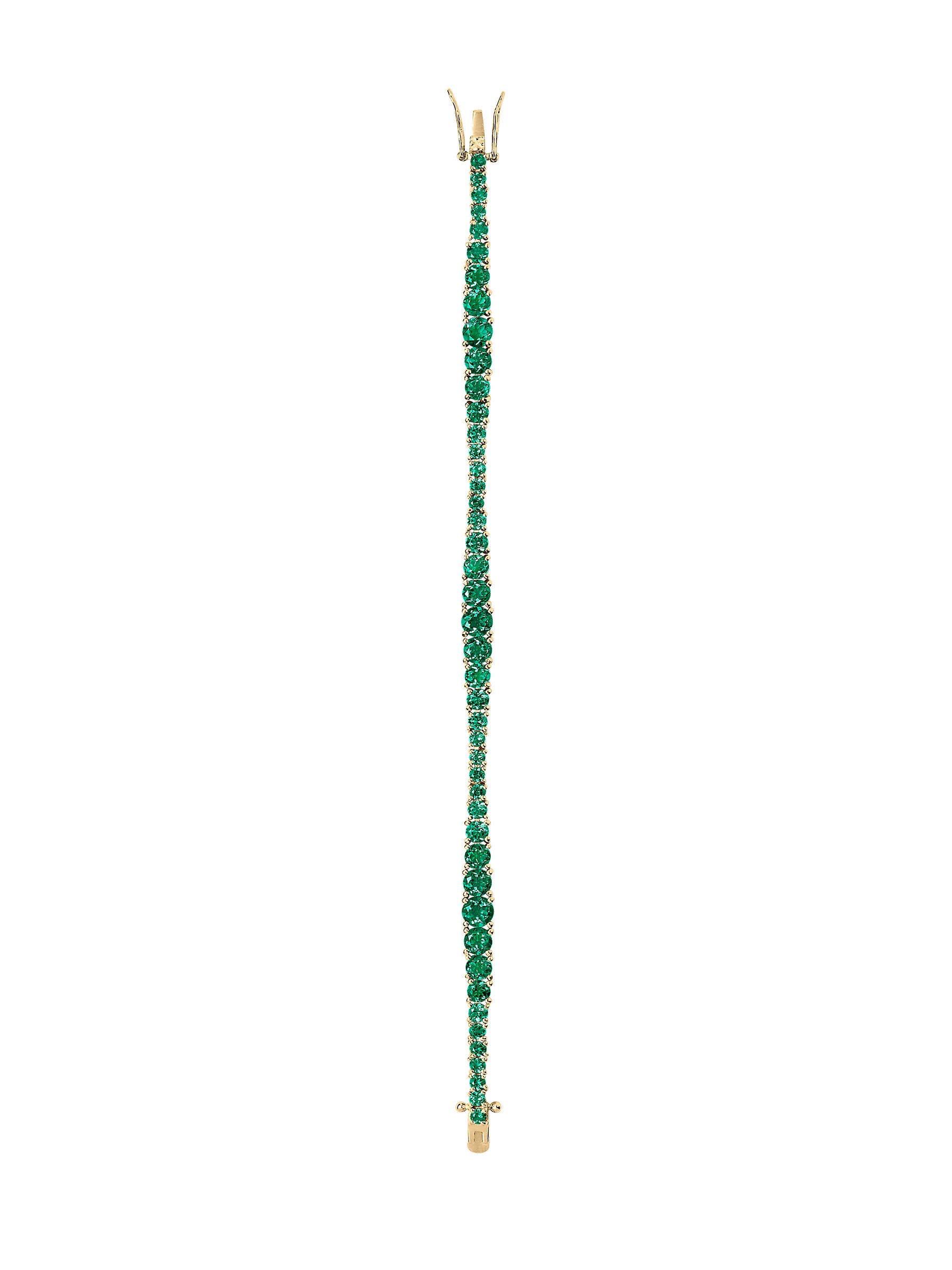 ISADORA RIVIÈRE BRACELET IN LAB EMERALD