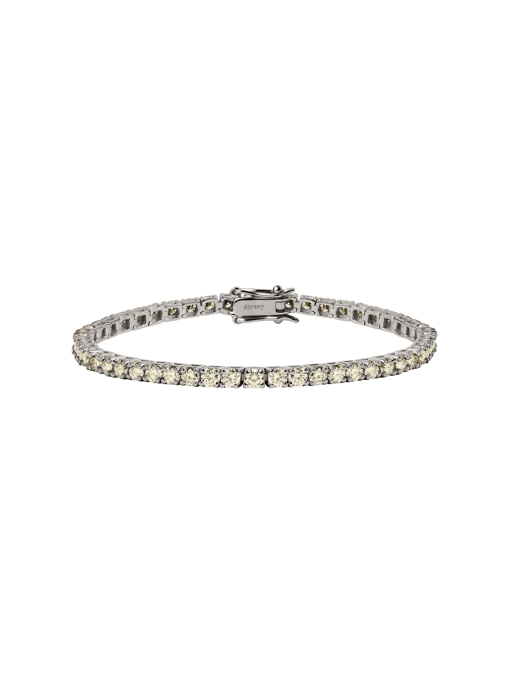 KATE RIVIÈRE BRACELET IN 3MM HONEY MOISSANITE