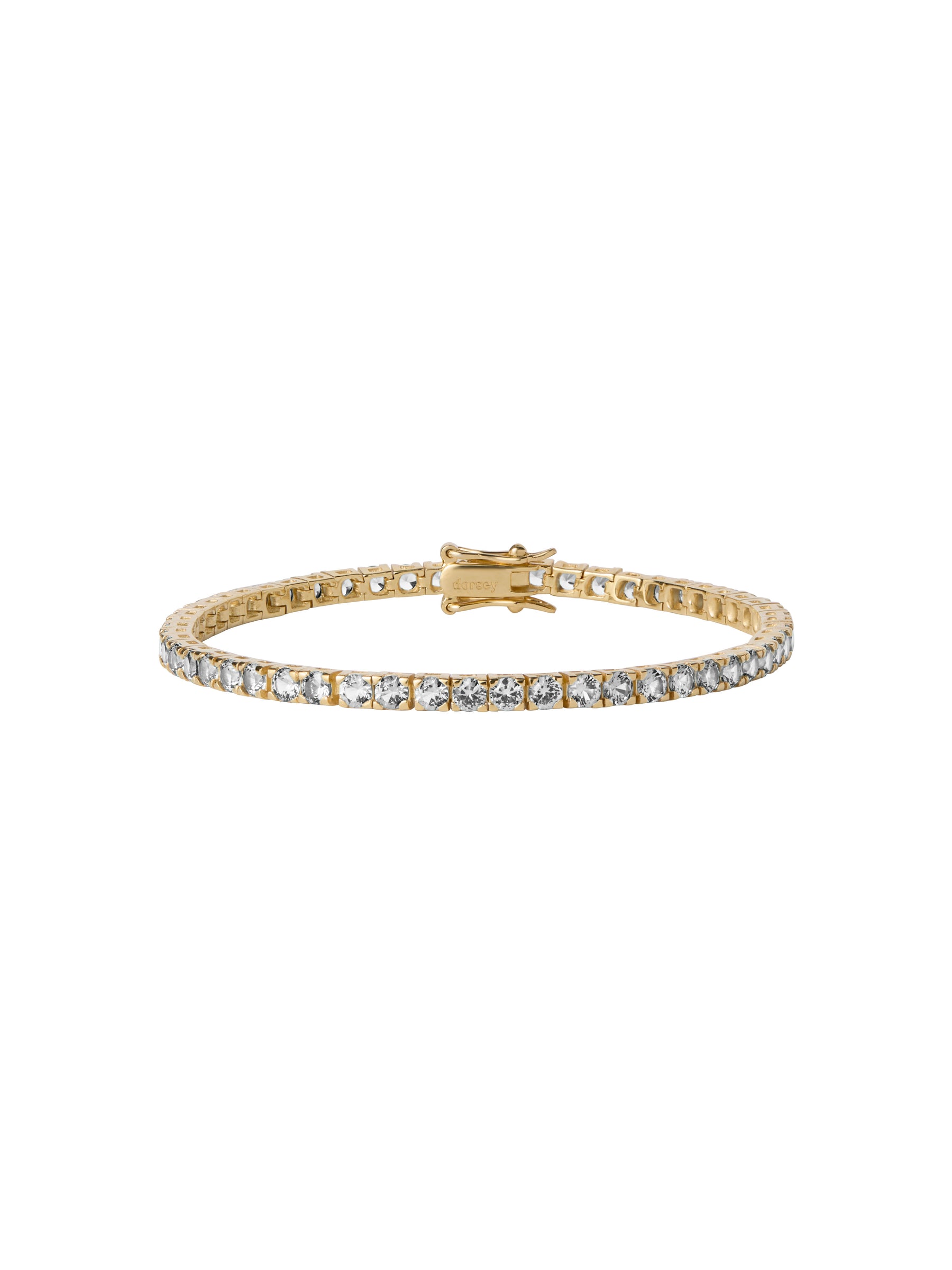 KATE RIVIÈRE BRACELET IN 3MM LAB WHITE SAPPHIRE