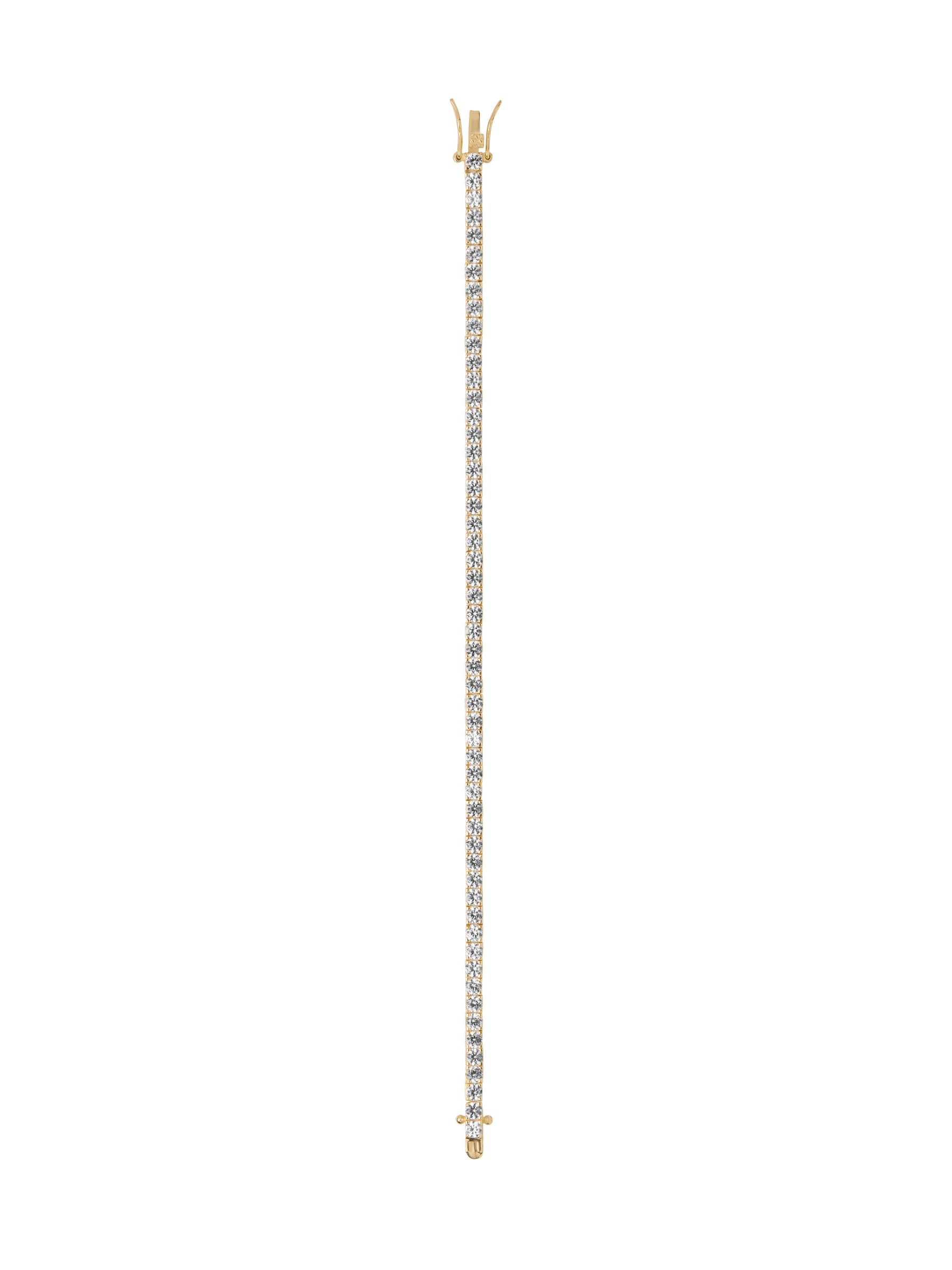 KATE RIVIÈRE BRACELET IN 3MM LAB WHITE SAPPHIRE