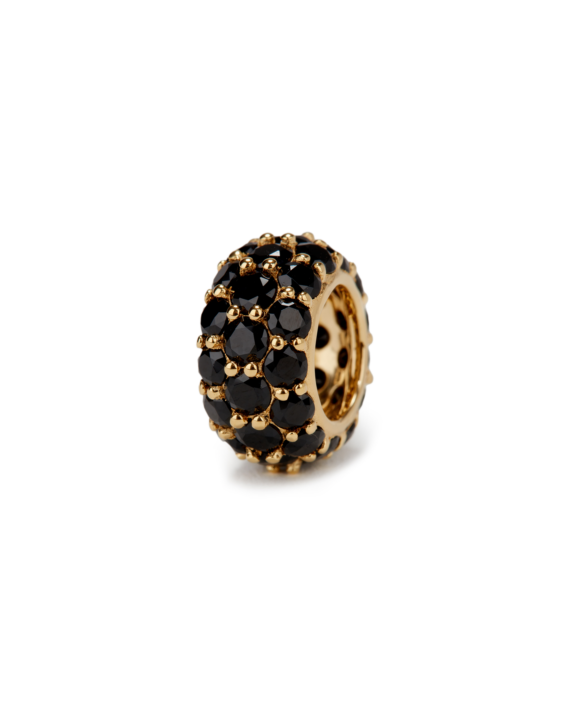 THREE-ROW RIVIÈRE PENDANT IN NANO BLACK ONYX