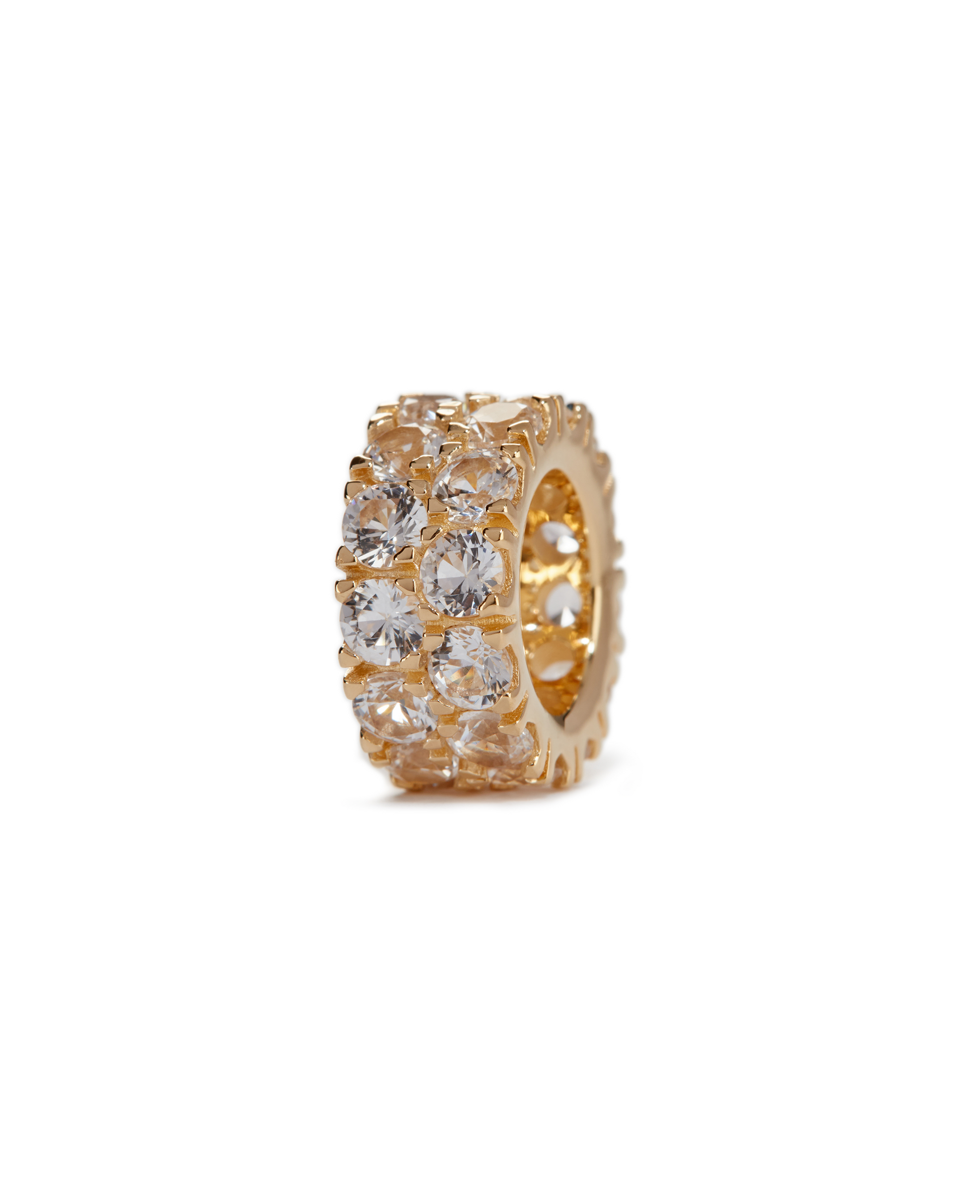 TWO-ROW RIVIÈRE PENDANT IN LAB WHITE SAPPHIRE