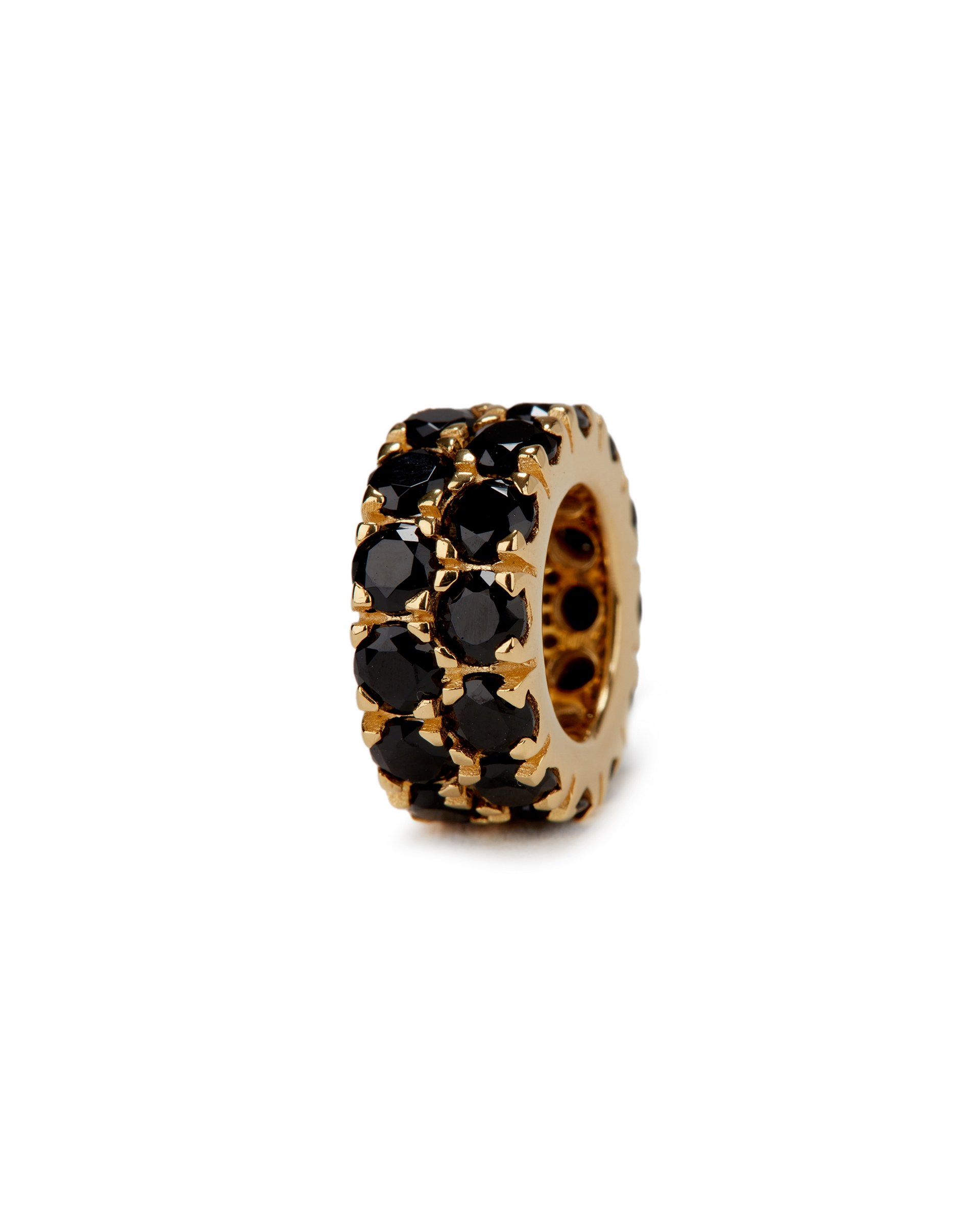 TWO-ROW RIVIÈRE PENDANT IN NANO BLACK ONYX