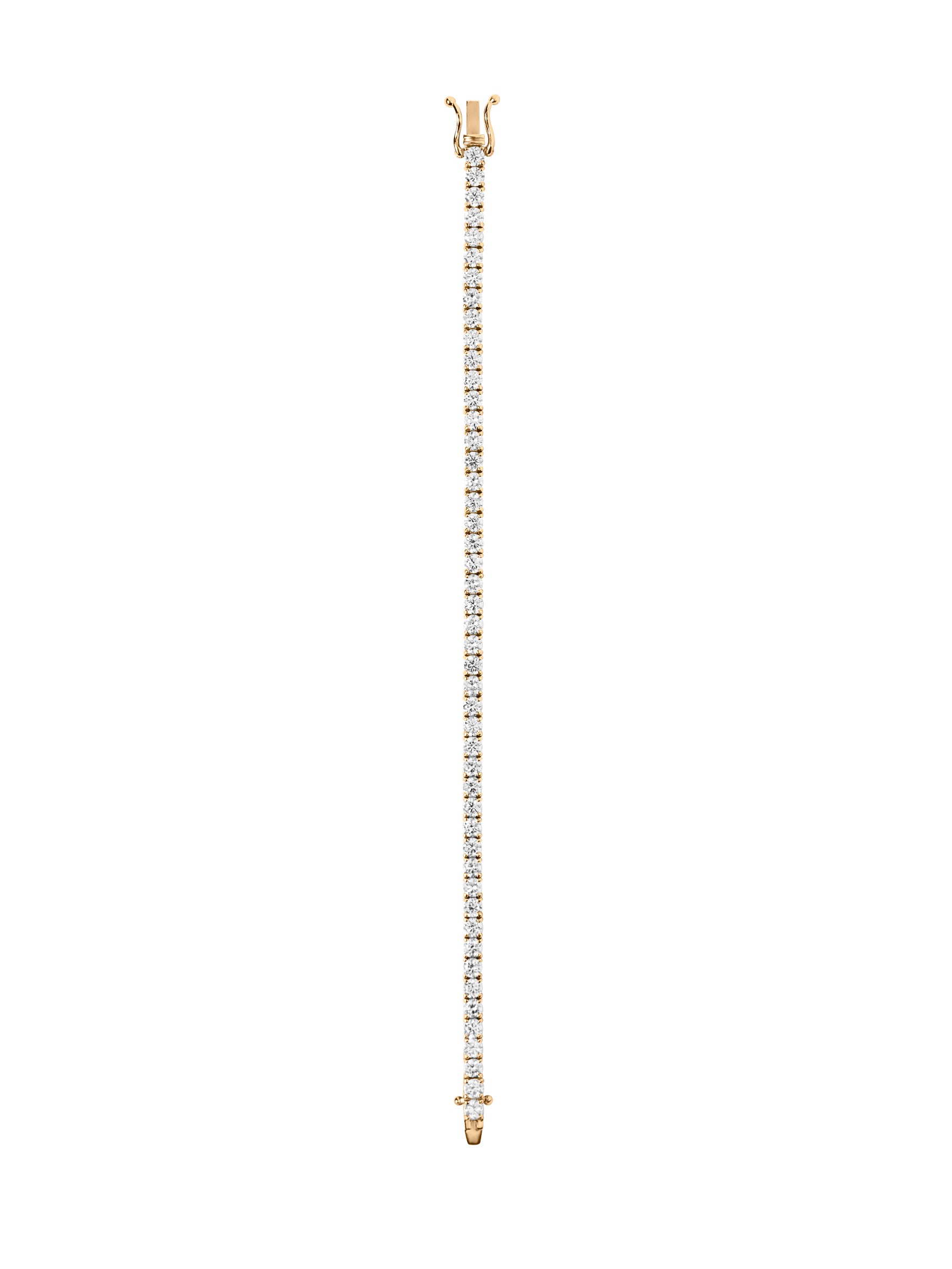 14K KATE RIVIÈRE BRACELET IN 3MM LAB DIAMOND