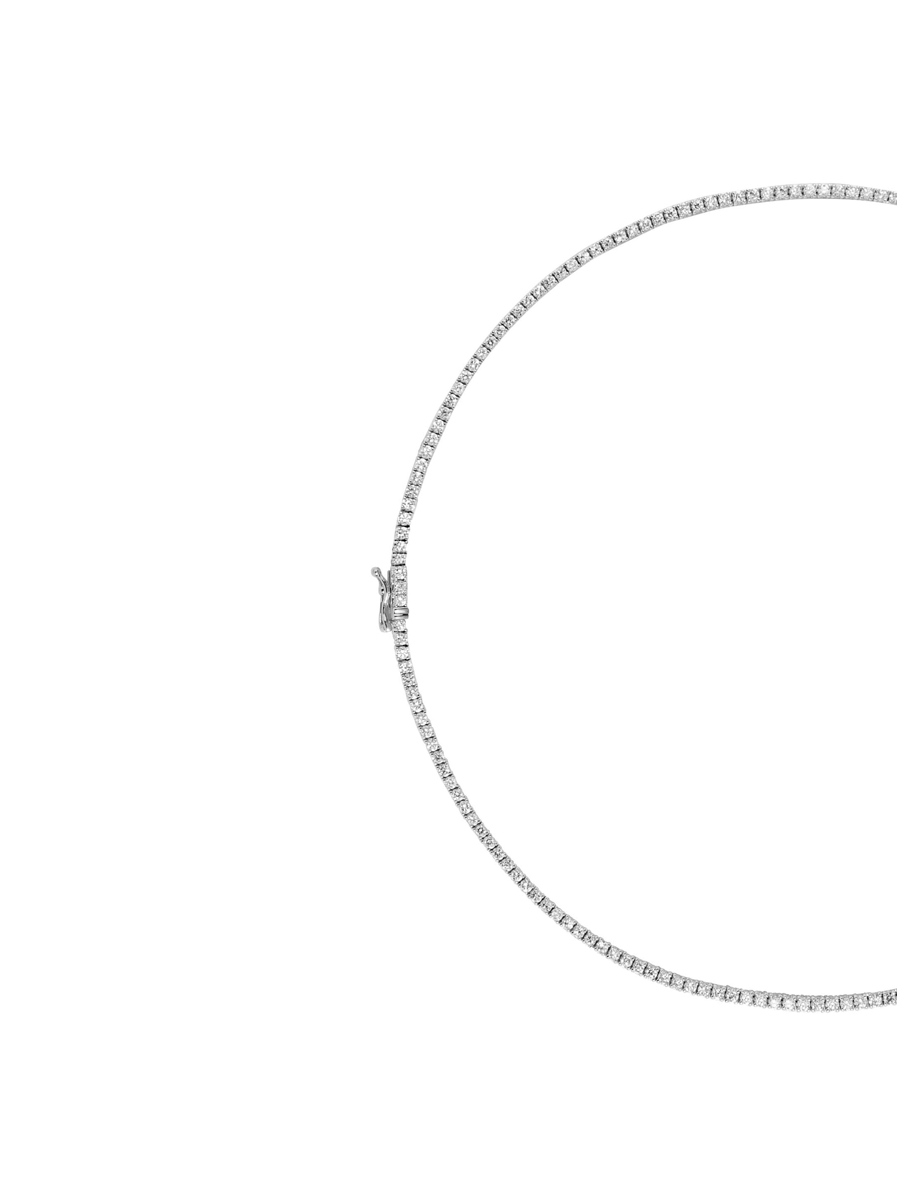14K KATE RIVIÈRE NECKLACE IN 1.8MM LAB DIAMOND