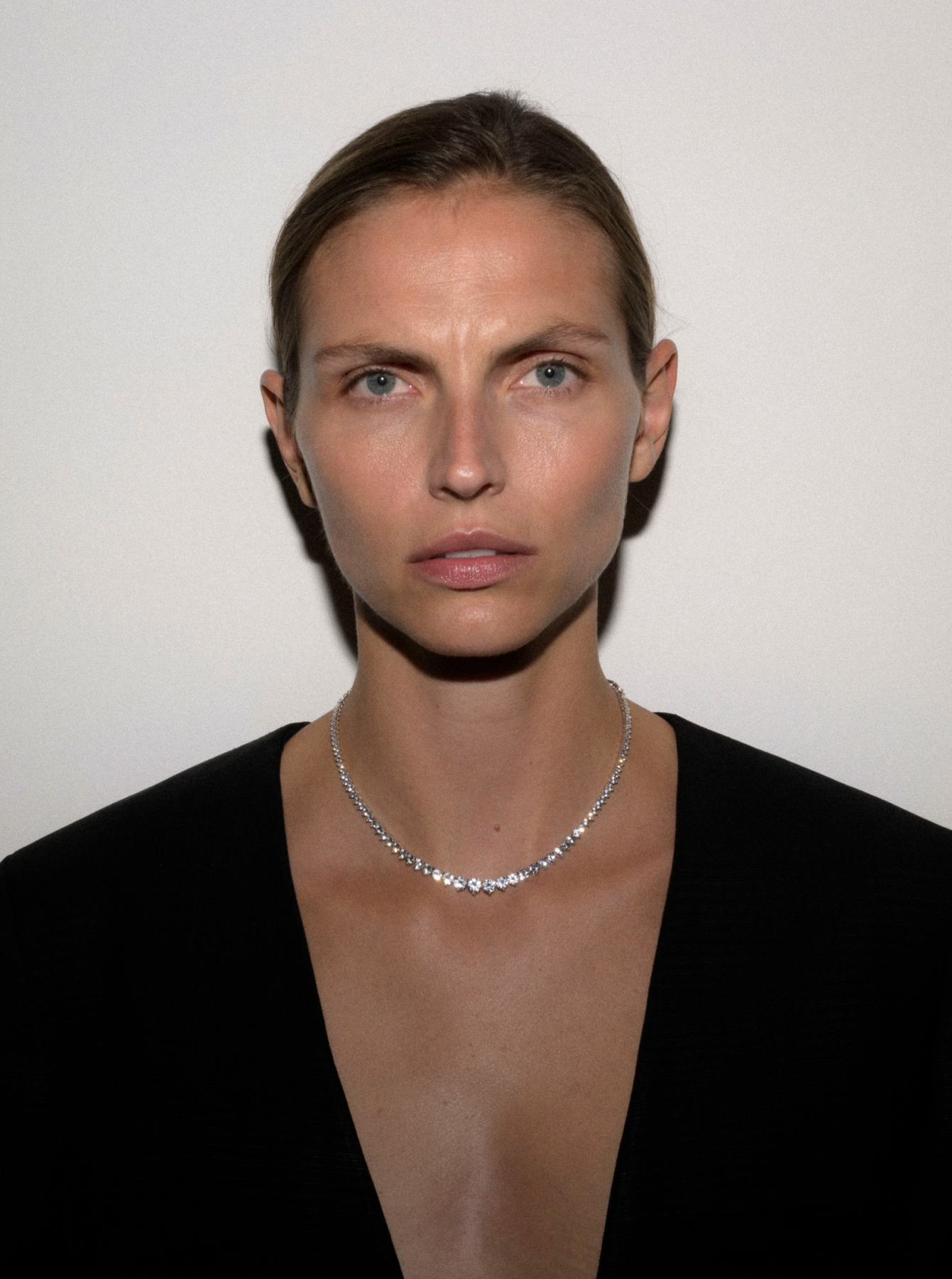 CAMPBELL RIVIÈRE NECKLACE IN LAB WHITE SAPPHIRE