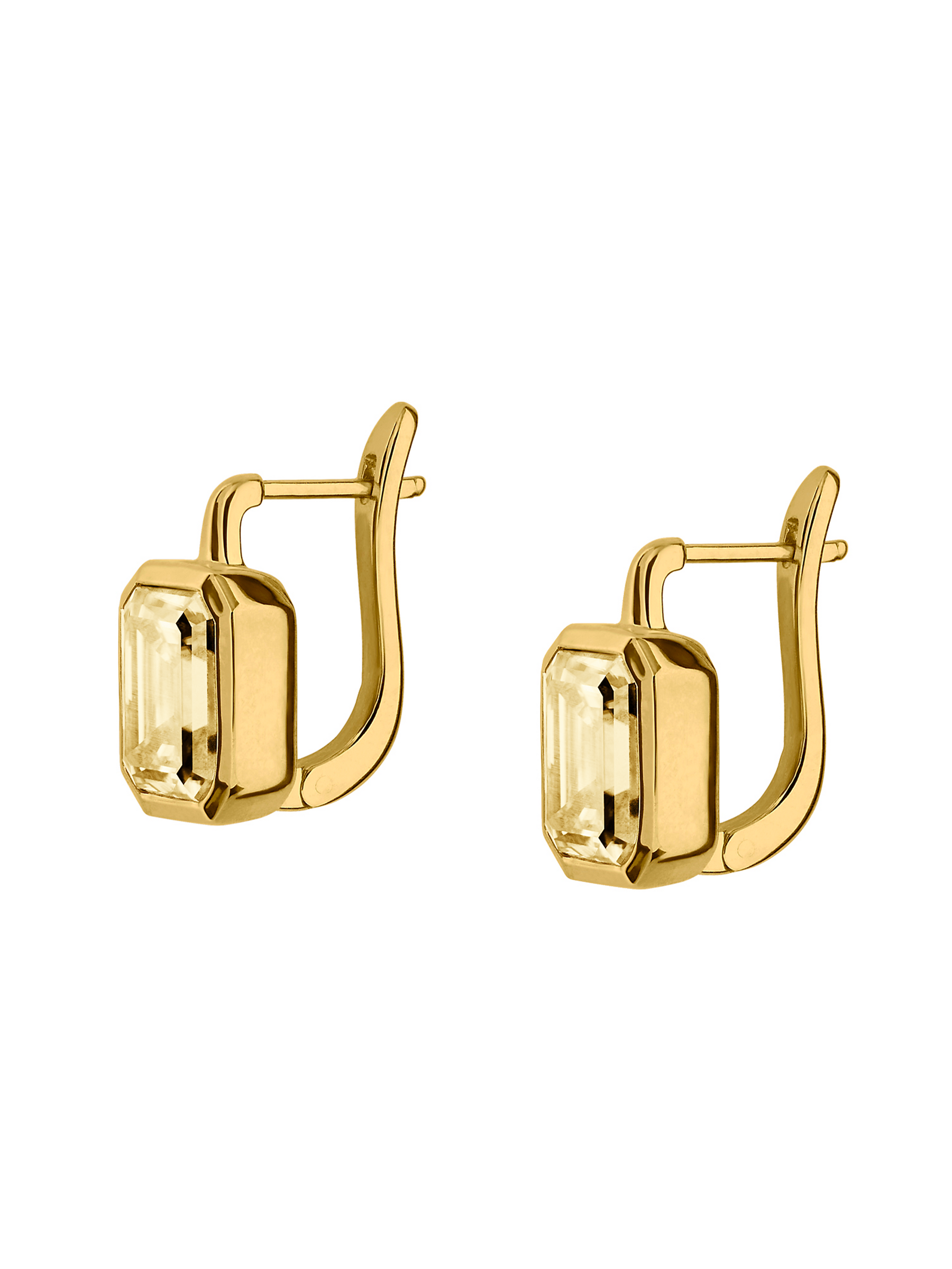 ODETTE EARRINGS IN HONEY MOISSANITE