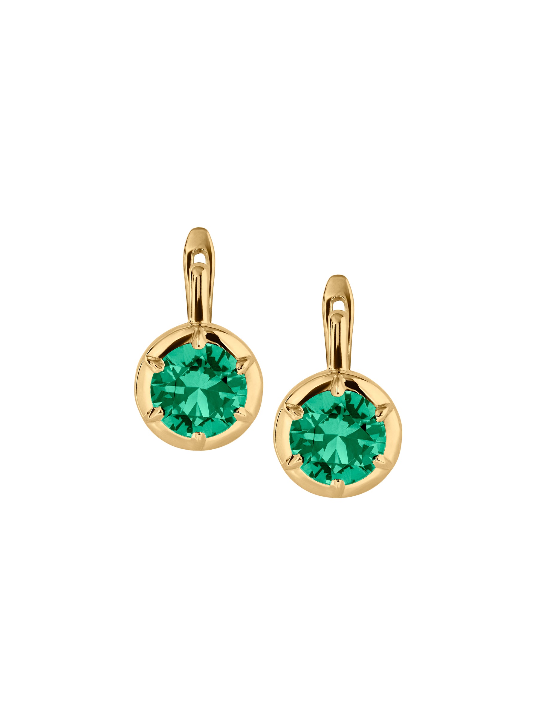 MAXWELL EARRINGS IN NANO EMERALD