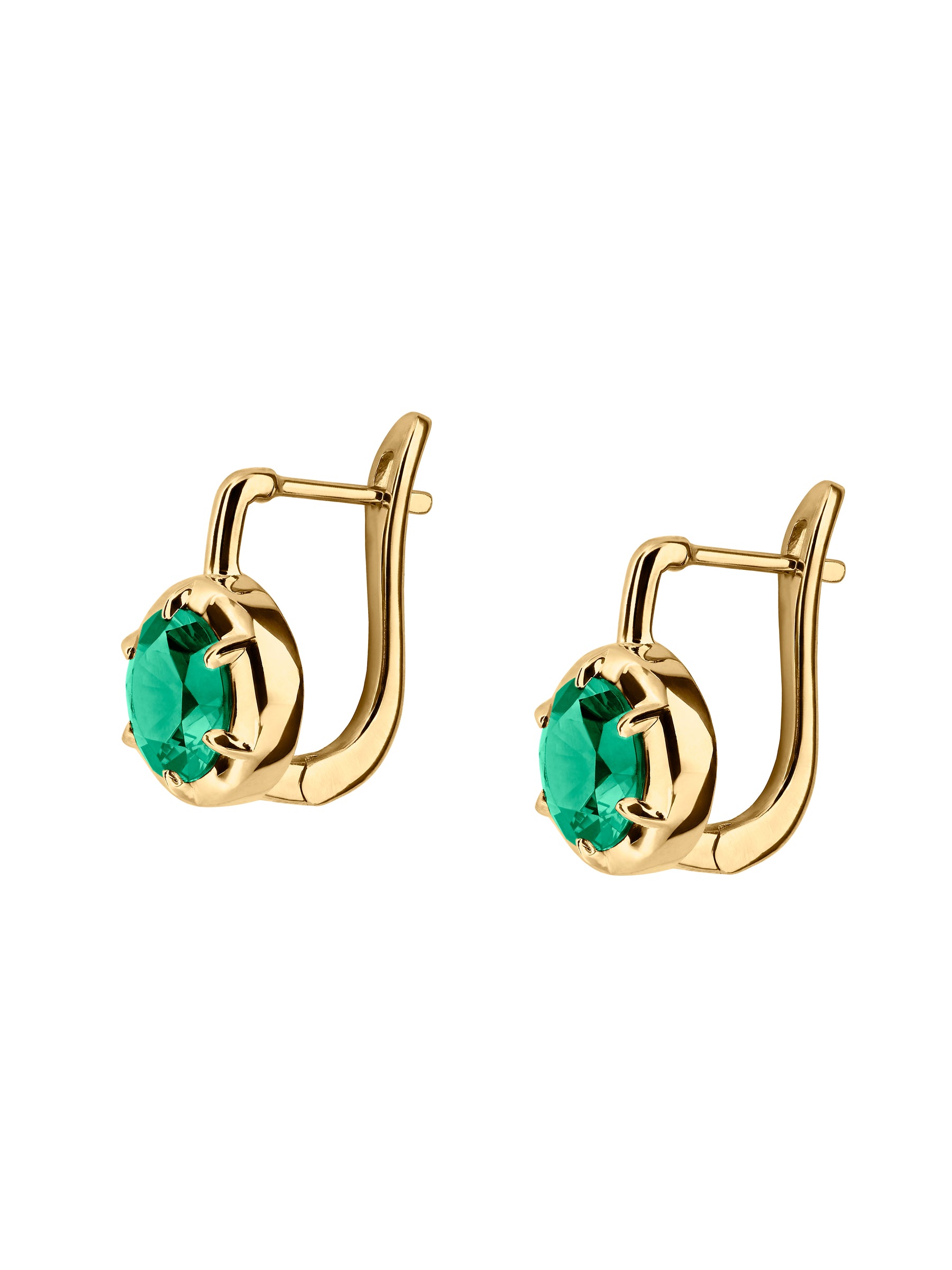 MAXWELL EARRINGS IN NANO EMERALD