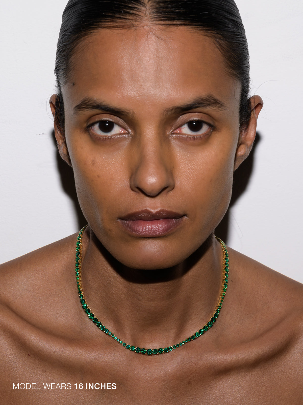 ISADORA RIVIÈRE NECKLACE IN LAB EMERALD