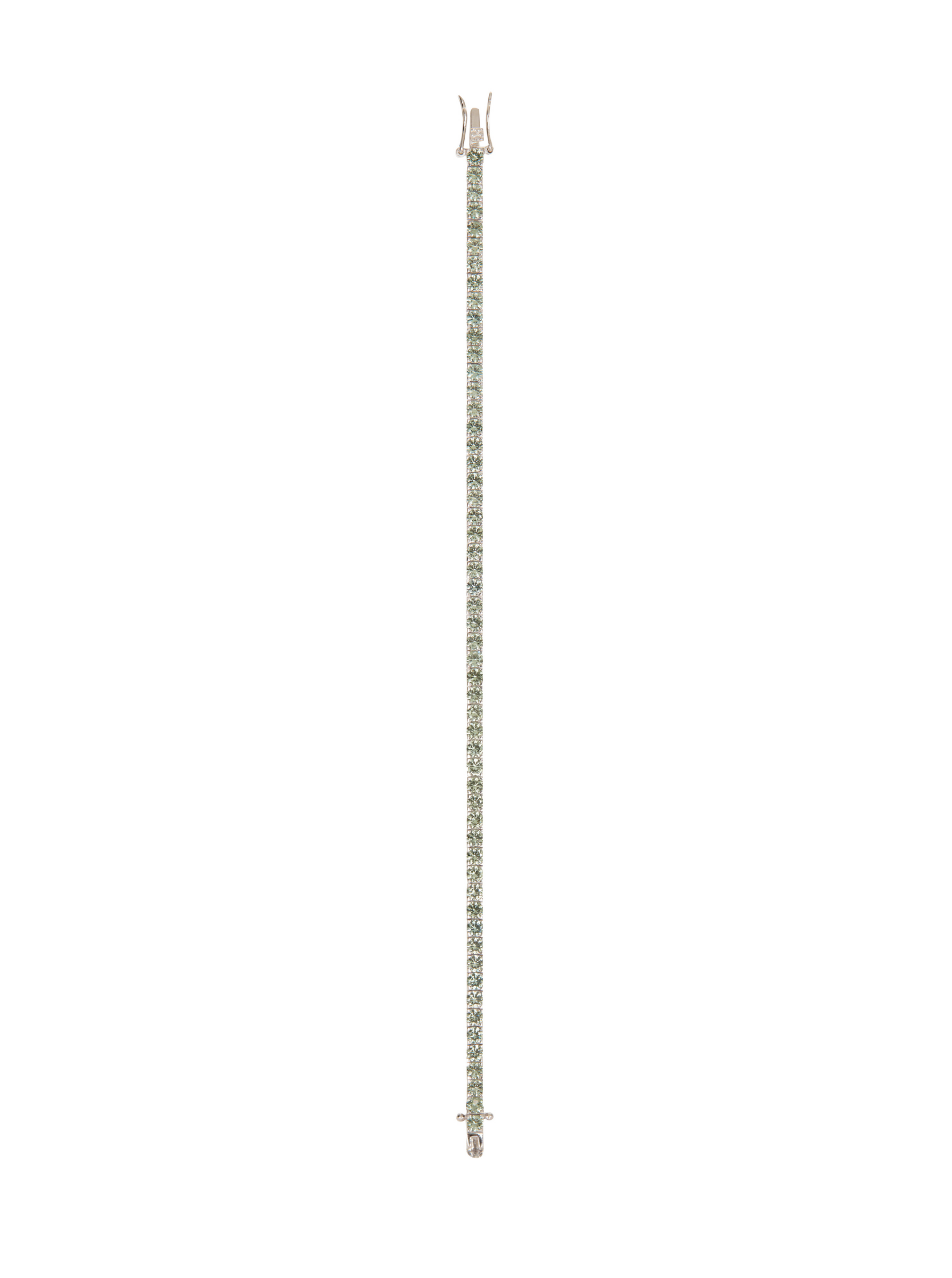 KATE RIVIÈRE BRACELET IN 3MM LAB LIGHT GREEN TOURMALINE