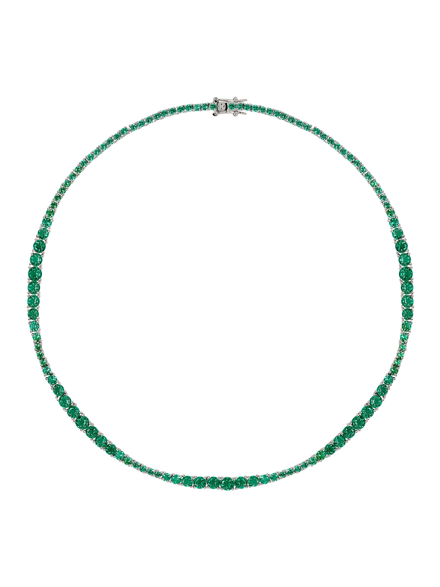 ISADORA RIVIÈRE NECKLACE IN LAB EMERALD