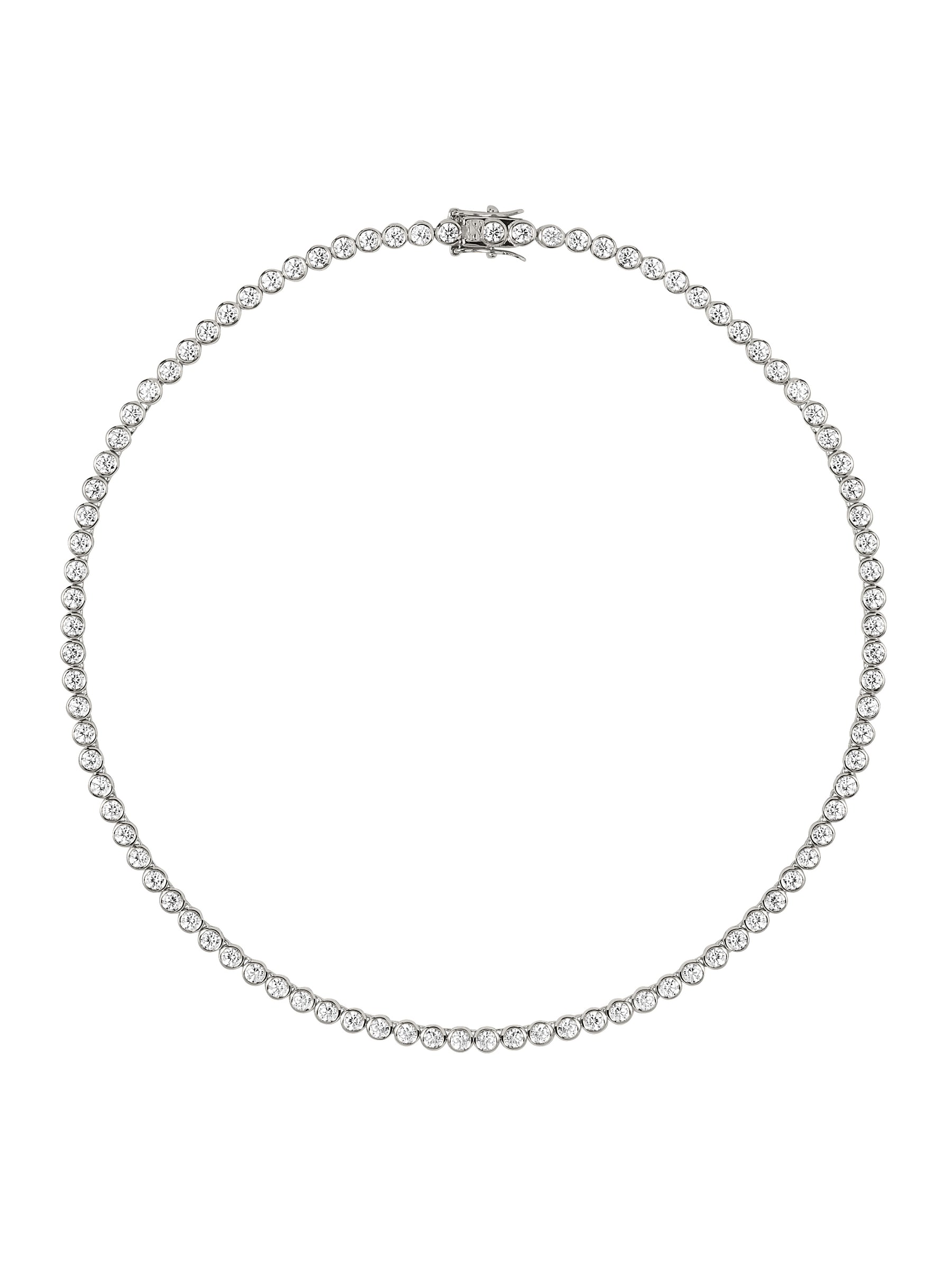 JAMES BEZEL RIVIÈRE NECKLACE IN MOISSANITE