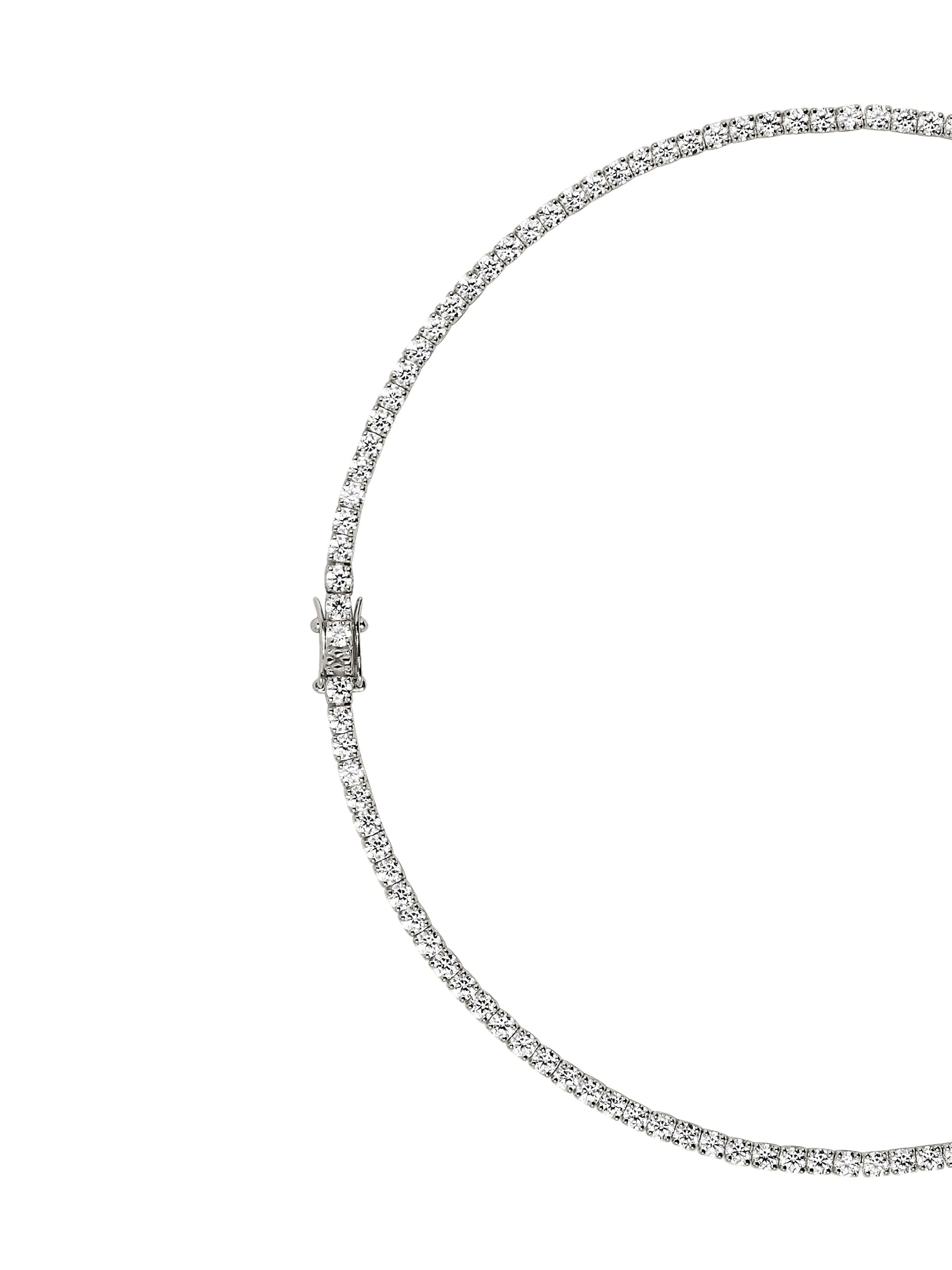 MOSS RIVIÈRE NECKLACE IN 3MM MOISSANITE