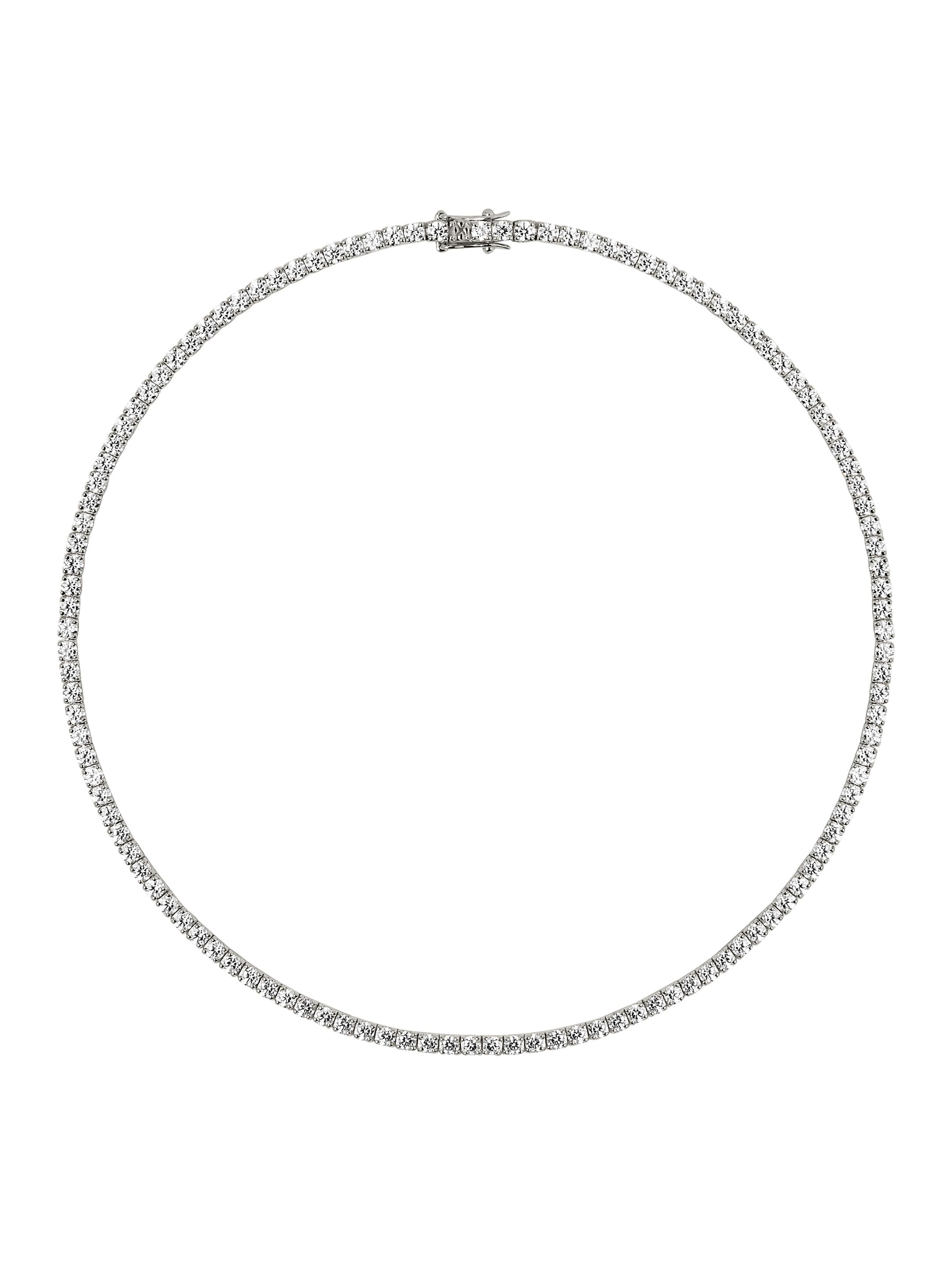 MOSS RIVIÈRE NECKLACE IN 3MM MOISSANITE
