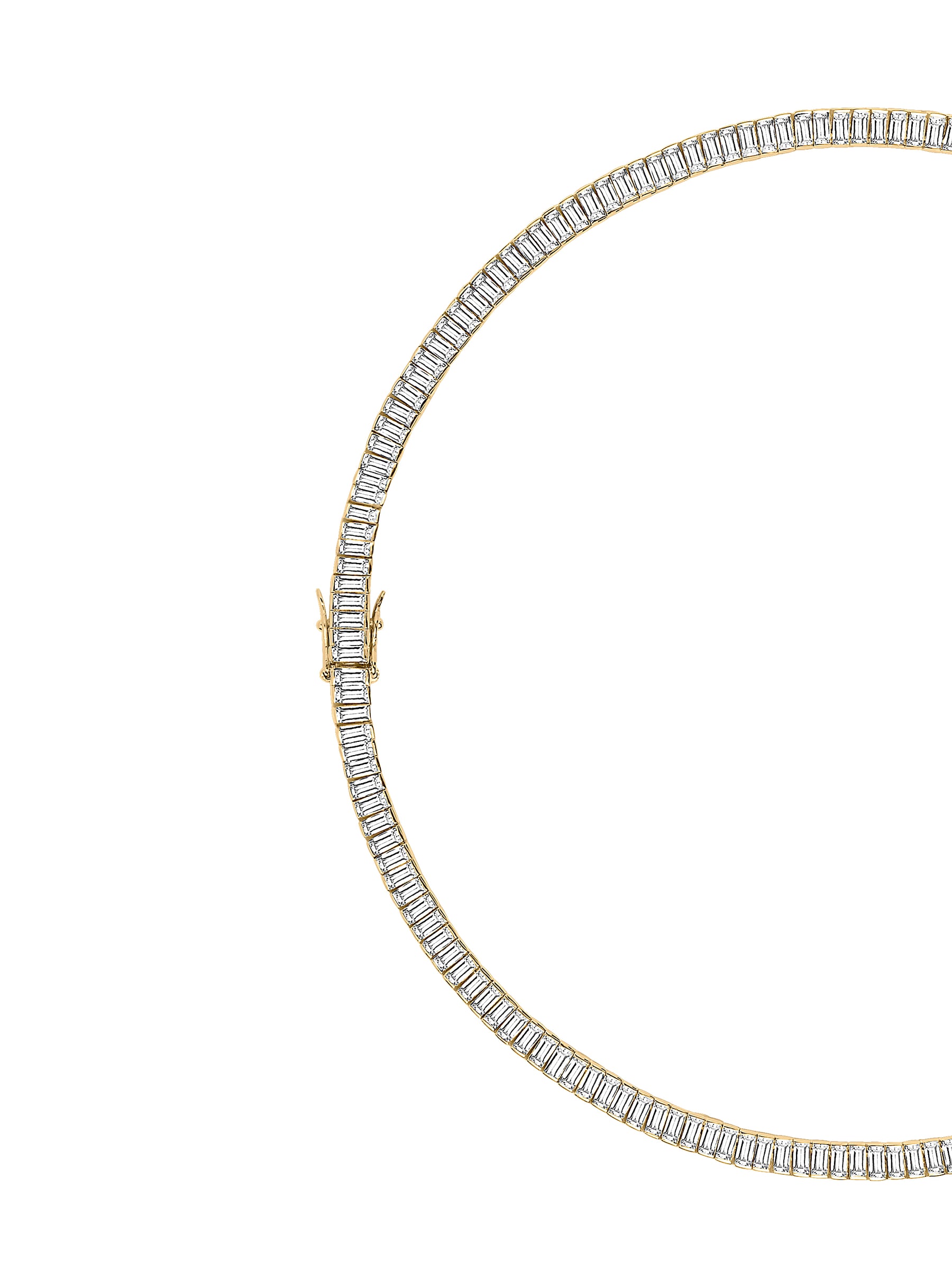 PETITE BESSETTE RIVIÈRE NECKLACE IN MOISSANITE