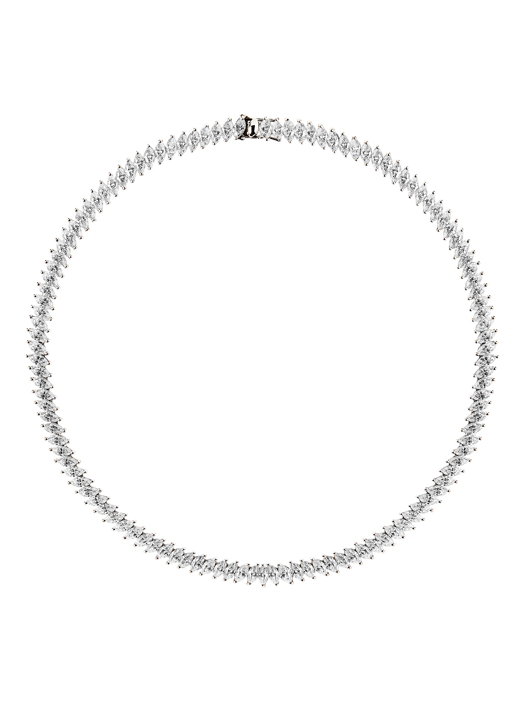 MARQUISE RIVIÈRE NECKLACE IN MOISSANITE