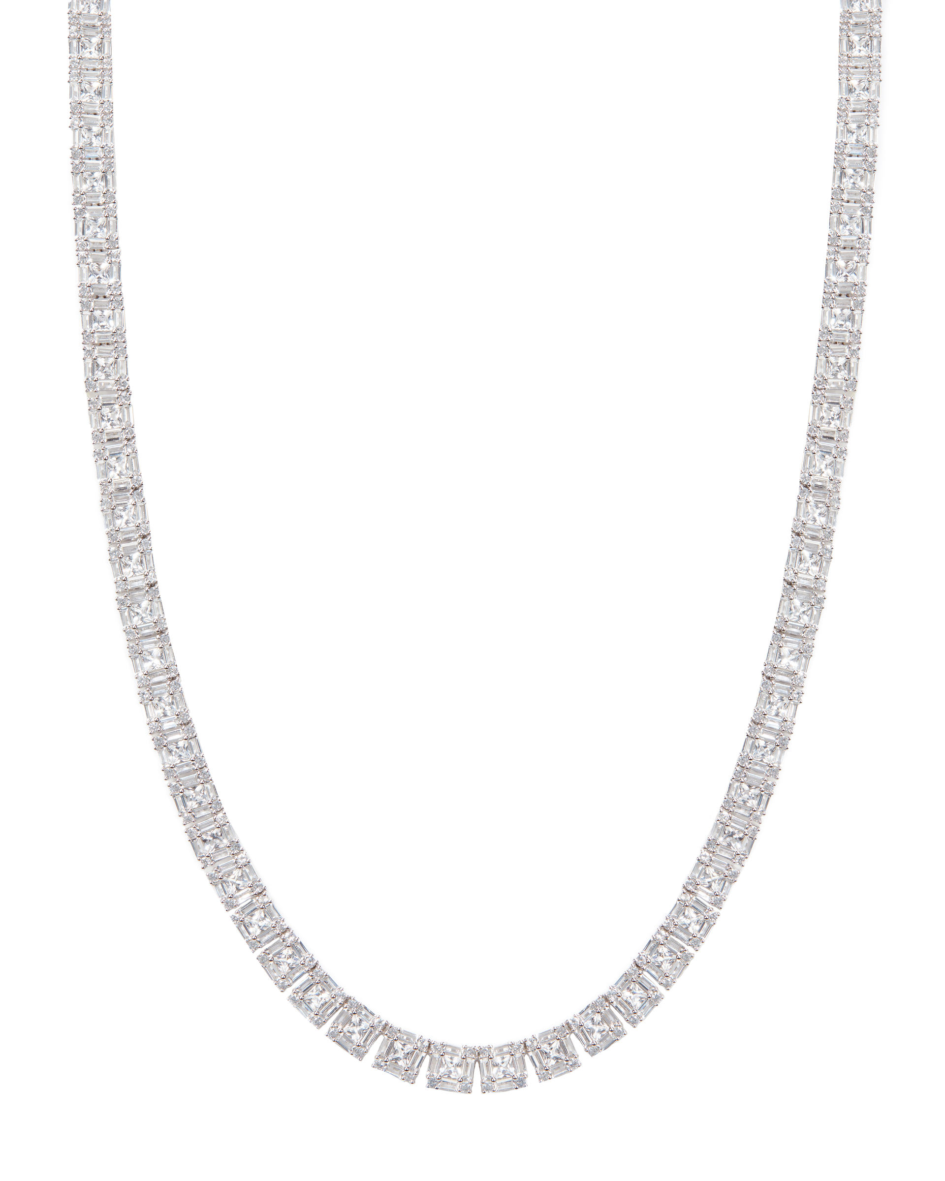 LILIA COLLAR NECKLACE, SILVER