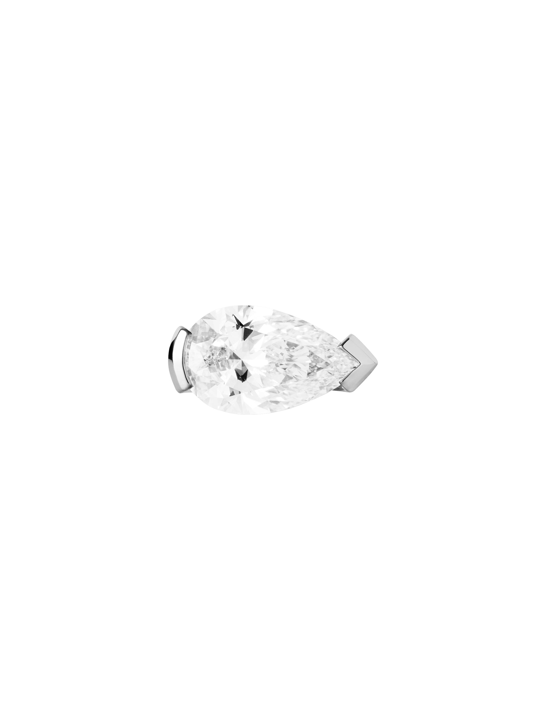 14K INÈS PEAR-CUT RING IN LAB DIAMOND
