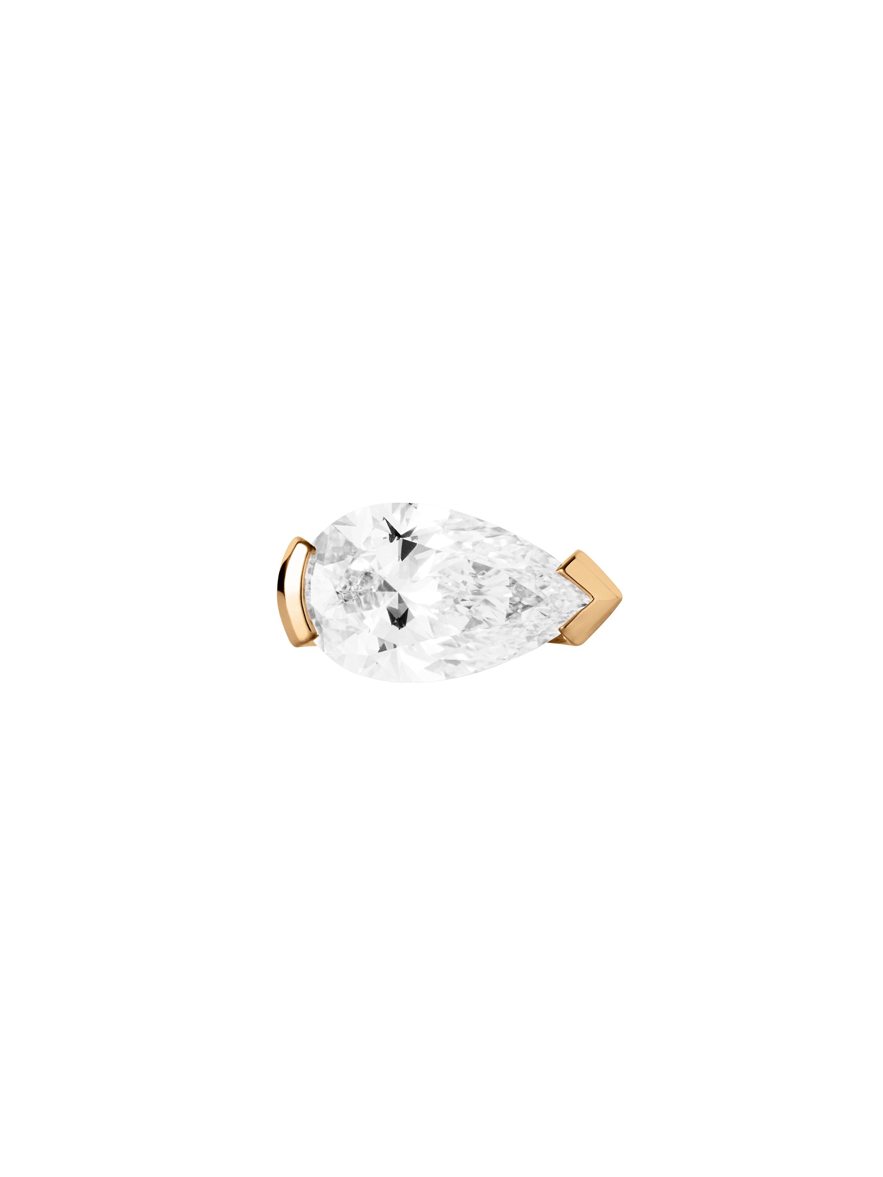 14K INÈS PEAR-CUT RING IN LAB DIAMOND