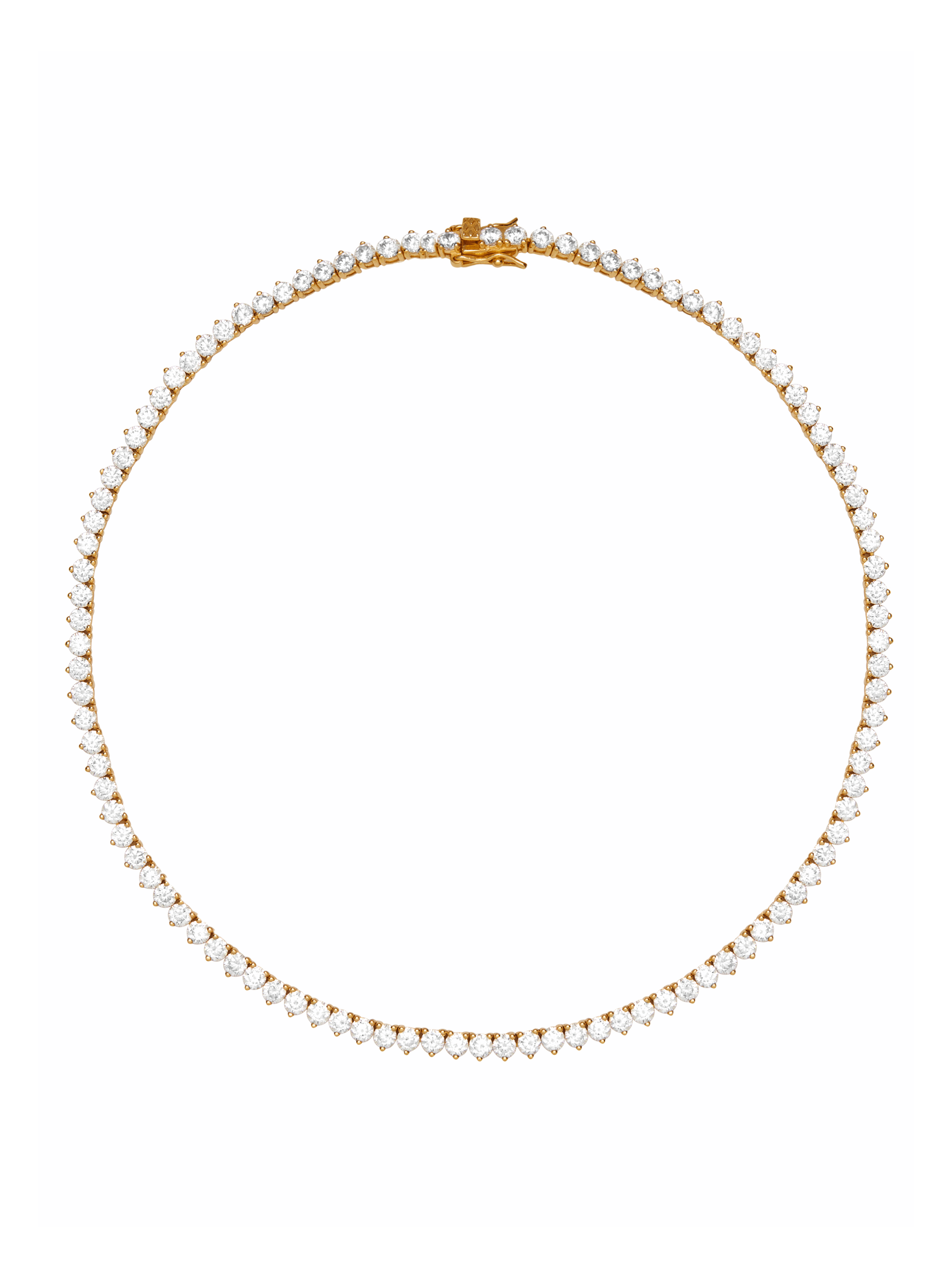 BENNINGTON RIVIÈRE NECKLACE IN LAB WHITE SAPPHIRE