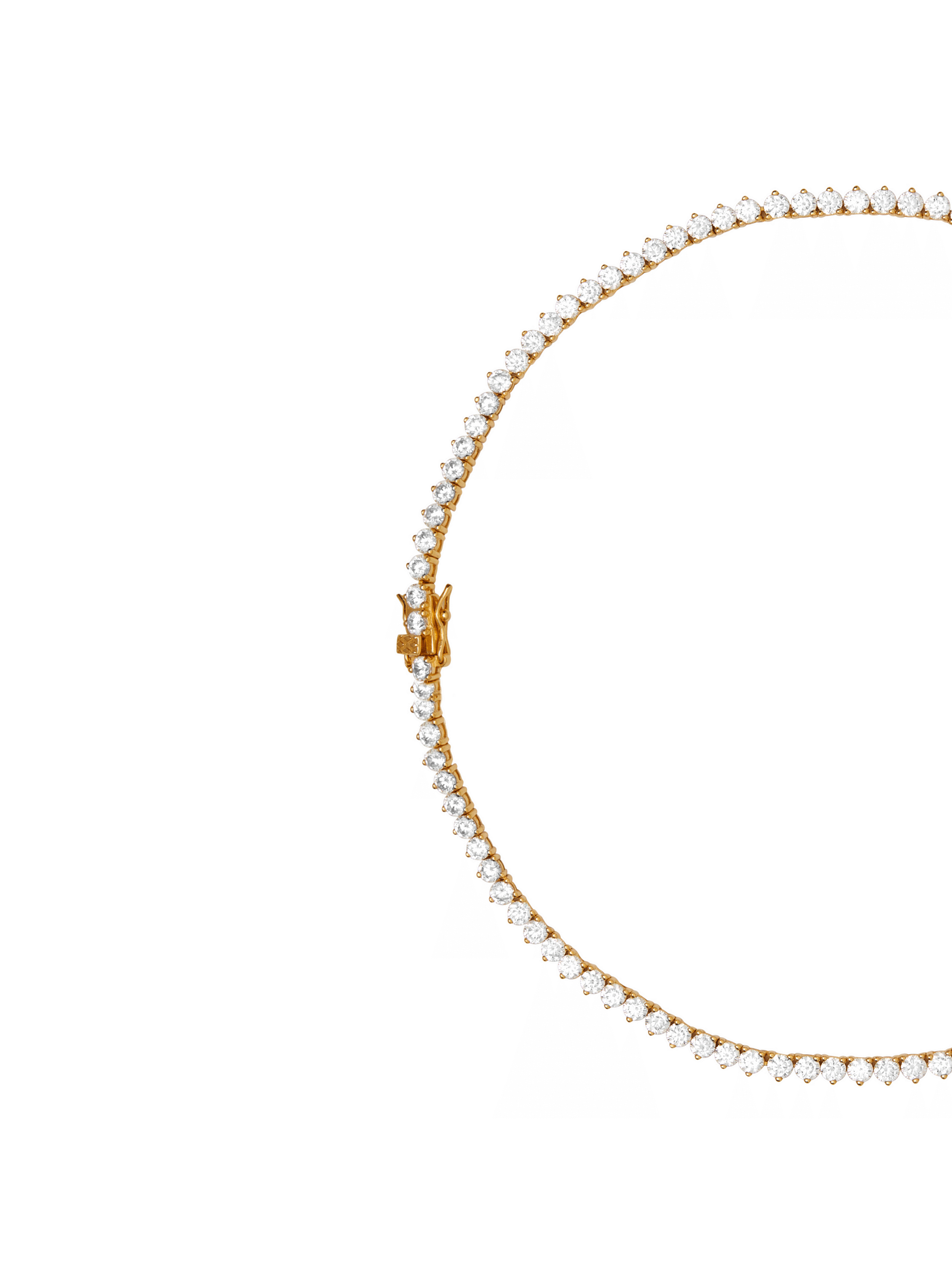 BENNINGTON RIVIÈRE NECKLACE IN LAB WHITE SAPPHIRE