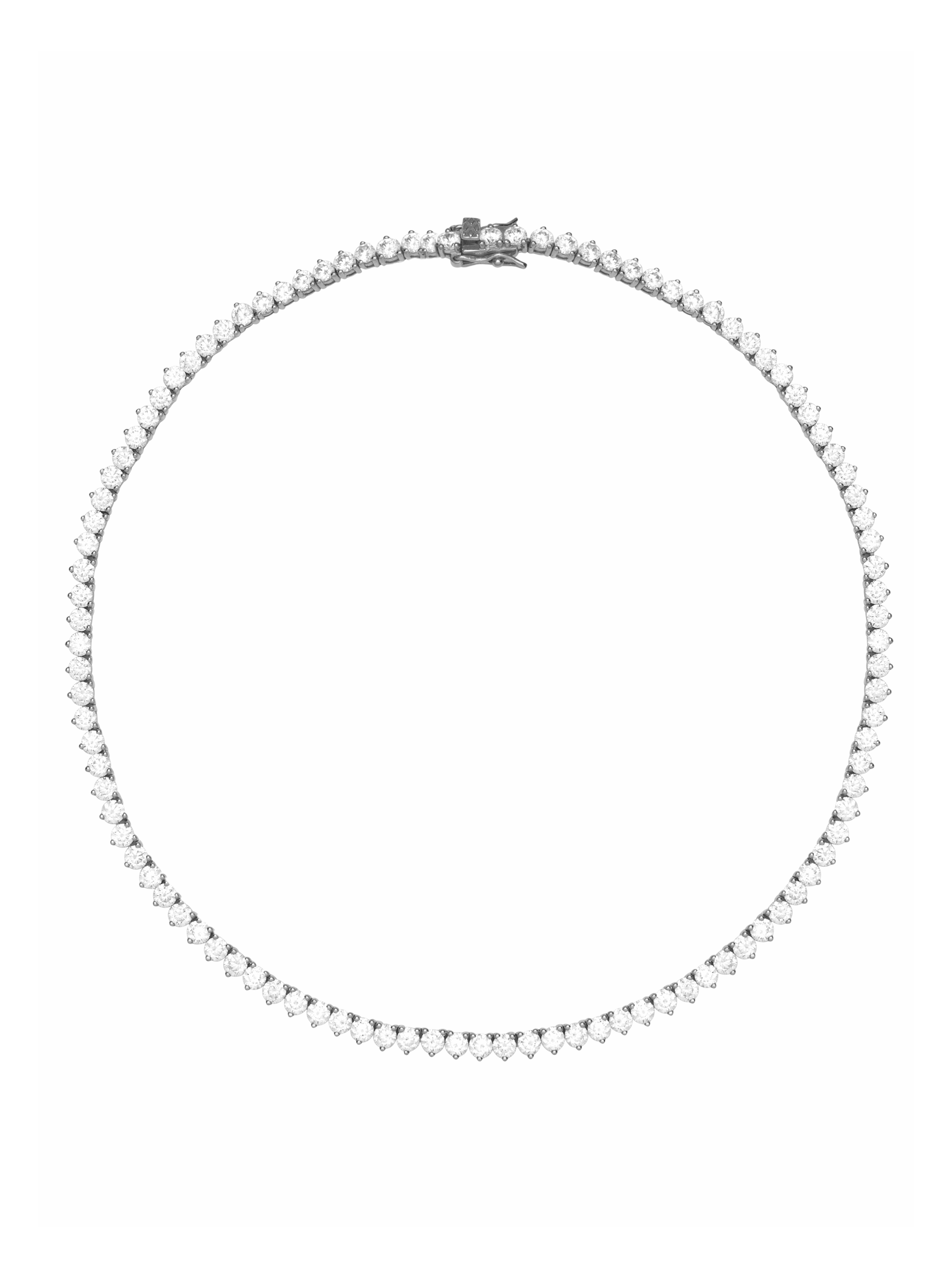 BENNINGTON RIVIÈRE NECKLACE IN LAB WHITE SAPPHIRE