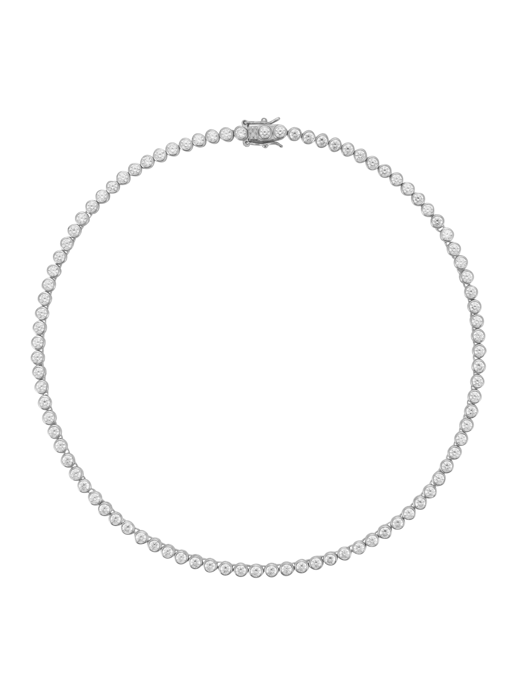 JAMES BEZEL RIVIÈRE NECKLACE IN LAB WHITE SAPPHIRE