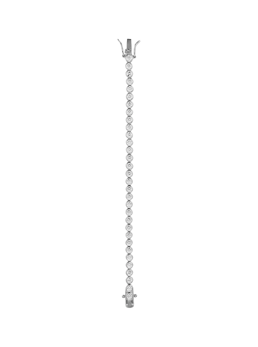 JAMES BEZEL RIVIÈRE BRACELET IN LAB WHITE SAPPHIRE
