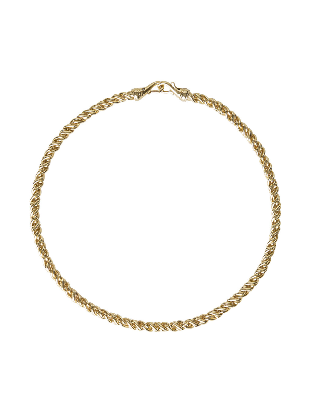 TORSION CHAIN NECKLACE, GOLD