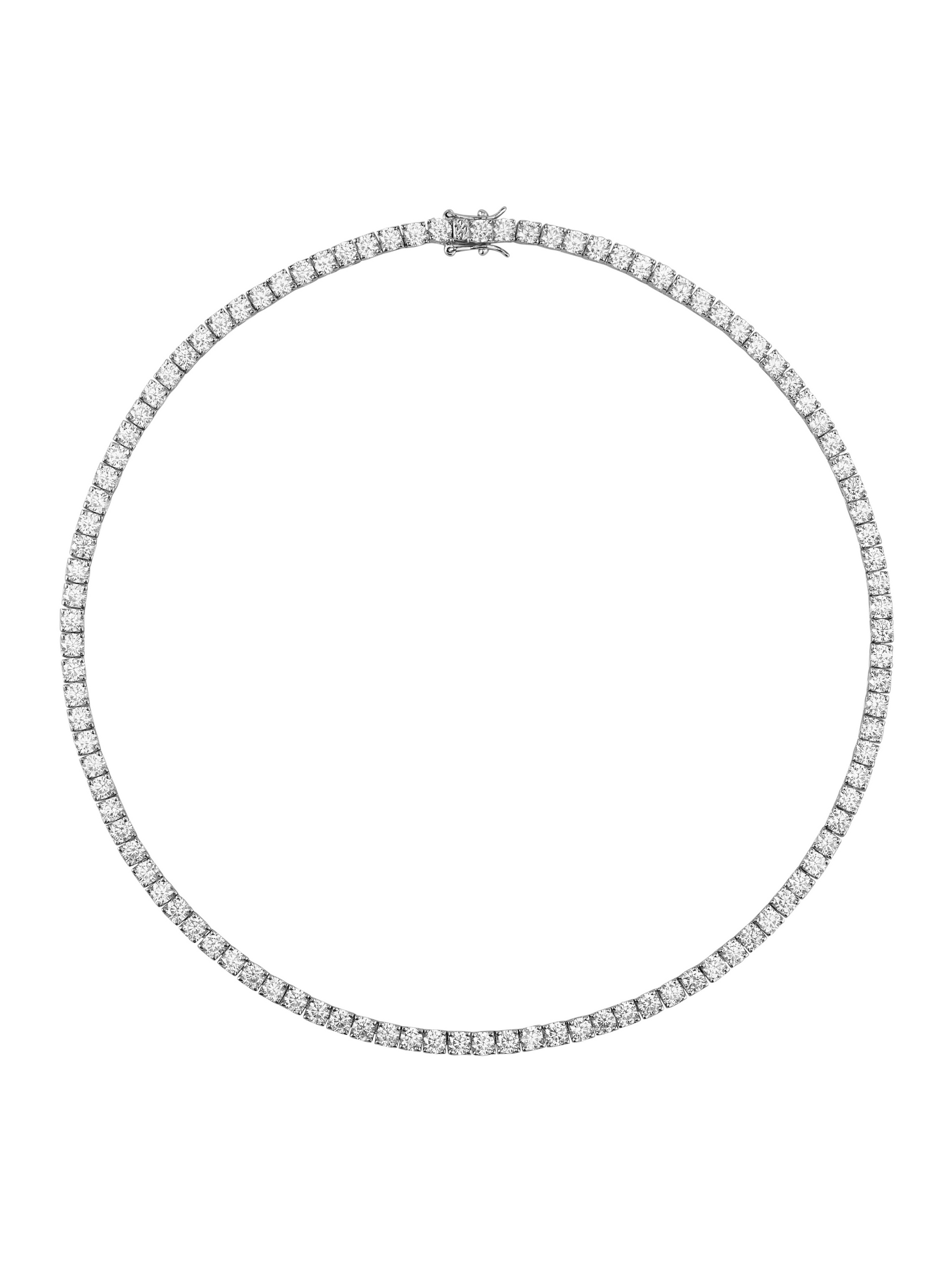 KATE RIVIÈRE NECKLACE IN 3.75MM LAB WHITE SAPPHIRE