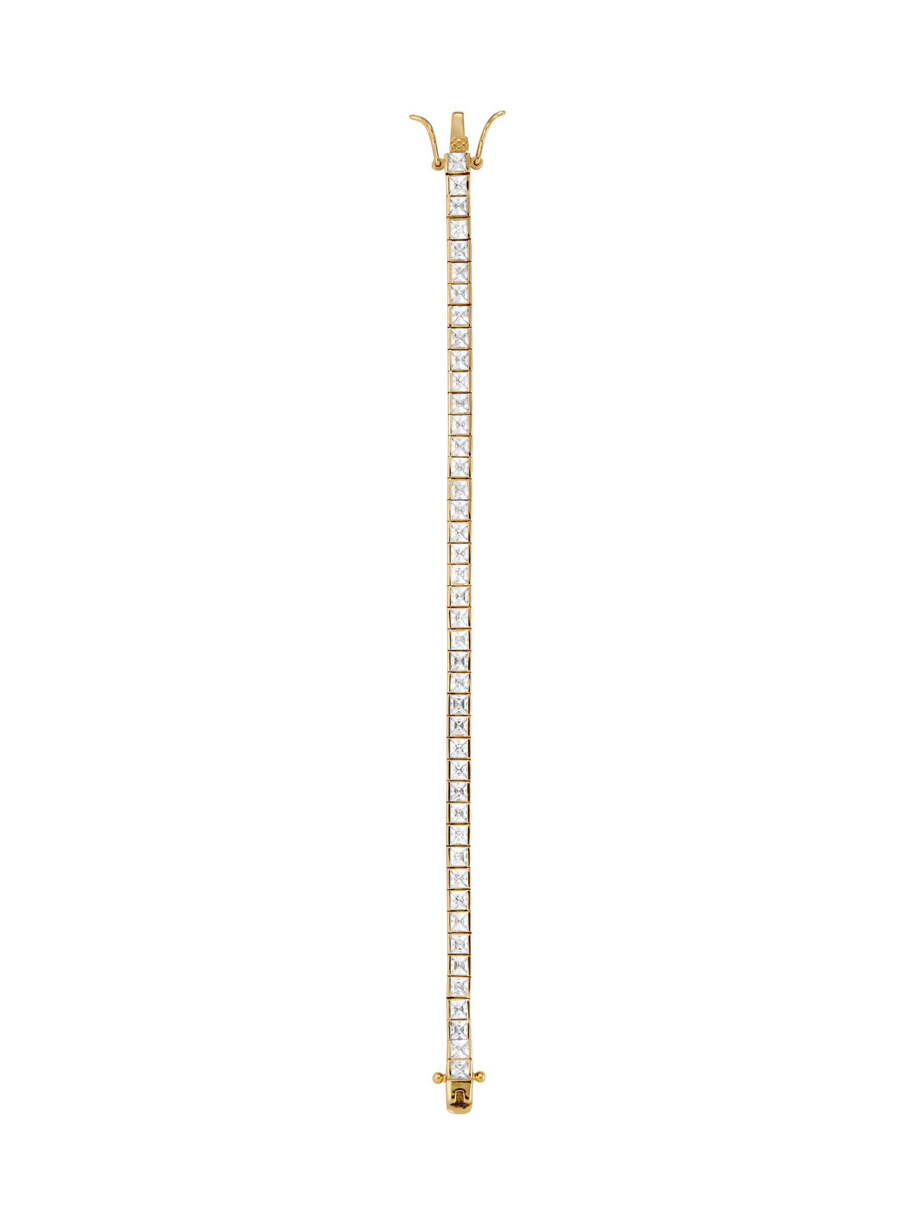 DORSEY PRINCESS-CUT RIVIÈRE BRACELET IN LAB WHITE SAPPHIRE