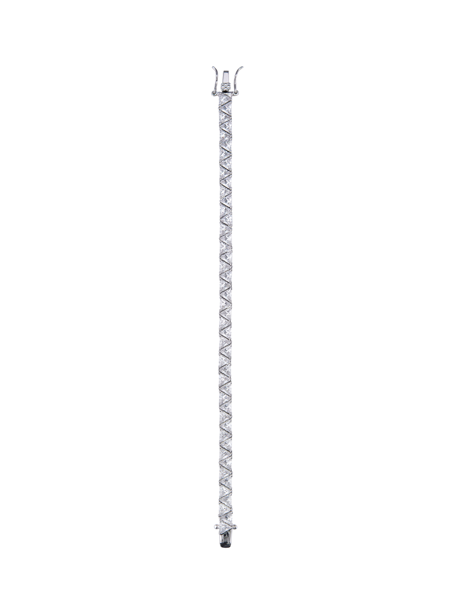 THEODORA RIVIÈRE BRACELET IN LAB WHITE SAPPHIRE