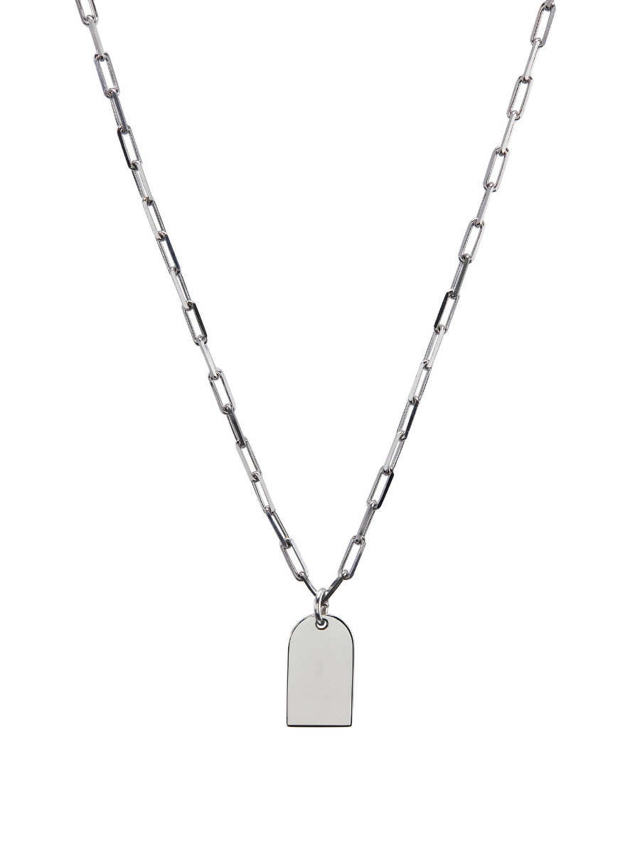 Dog Tag Necklace [Sterling Silver]