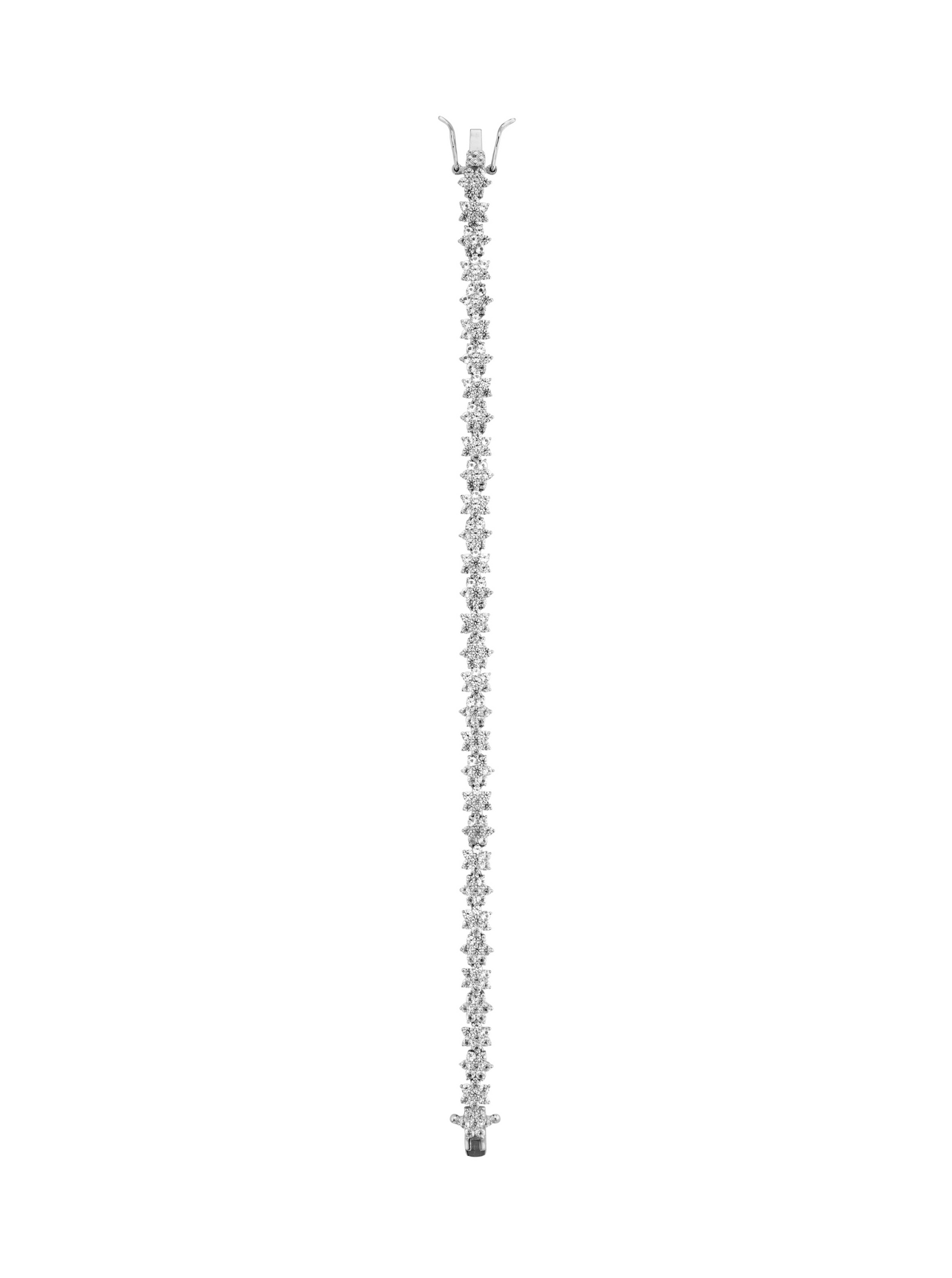 PETITE MARGUERITE RIVIÈRE BRACELET IN LAB WHITE SAPPHIRE