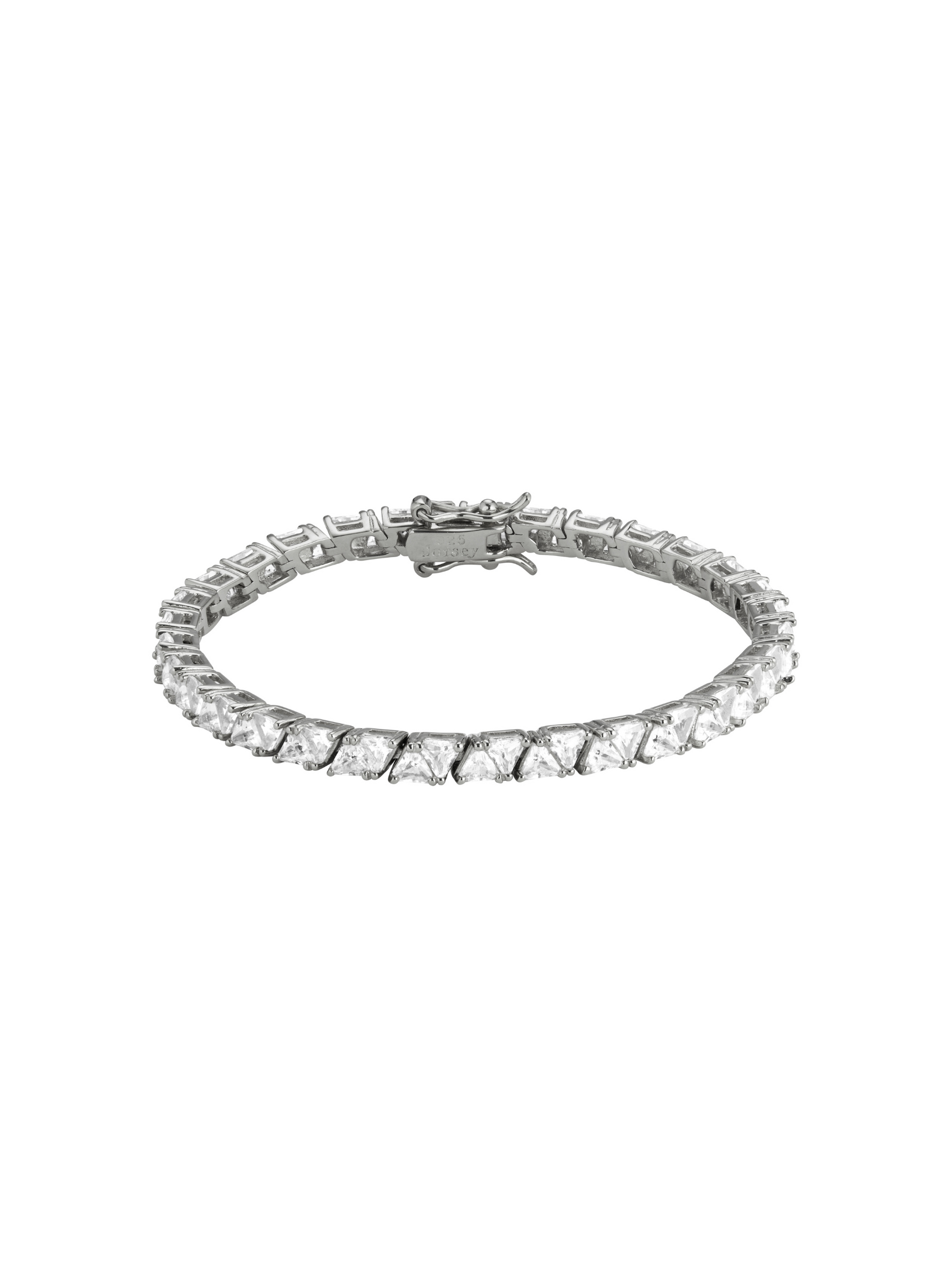 PETITE THEODORA RIVIÈRE BRACELET IN LAB WHITE SAPPHIRE