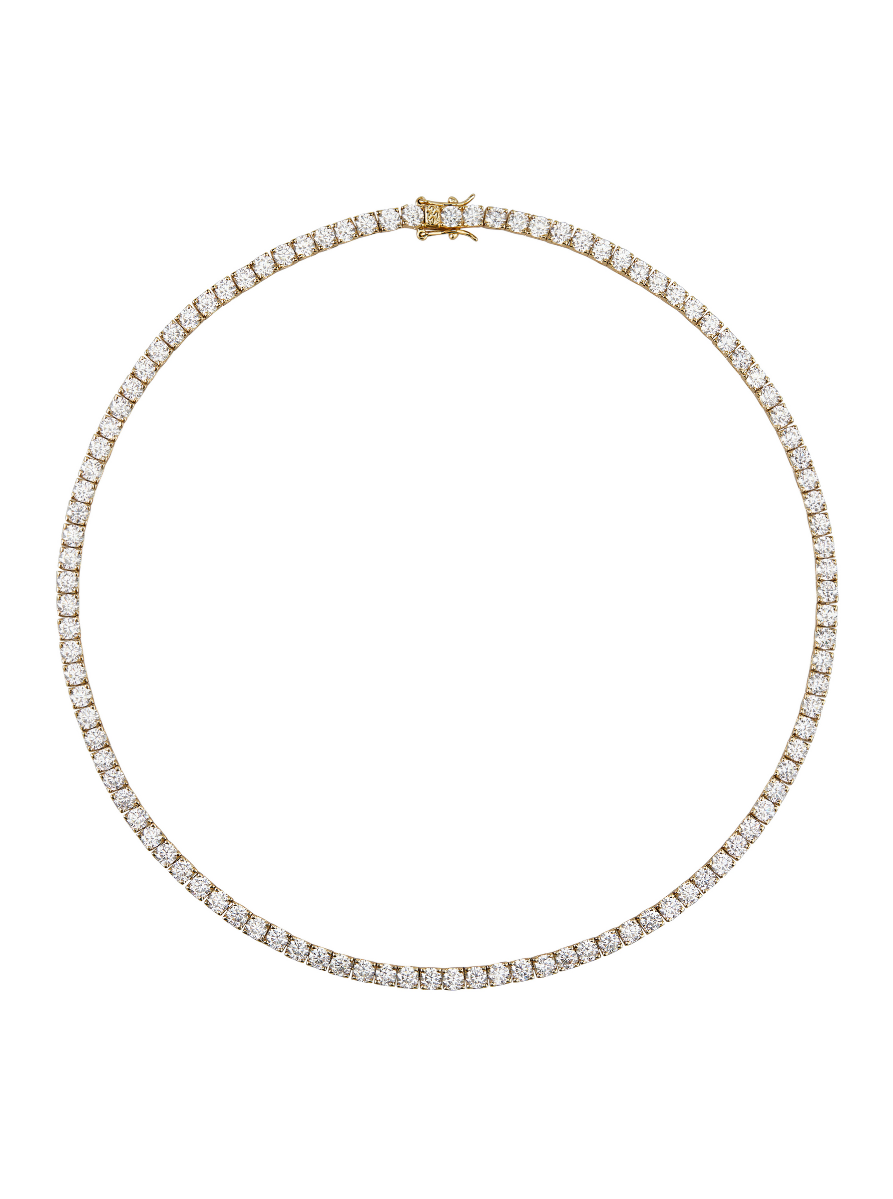 KATE RIVIÈRE NECKLACE IN 3.75MM LAB WHITE SAPPHIRE