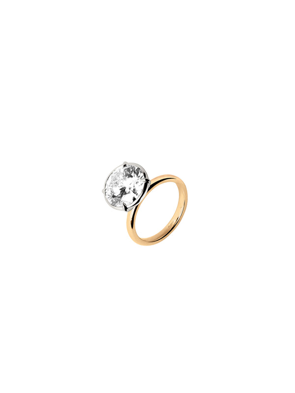 14K ELLIS ROUND-CUT SOLITAIRE RING IN LAB DIAMOND
