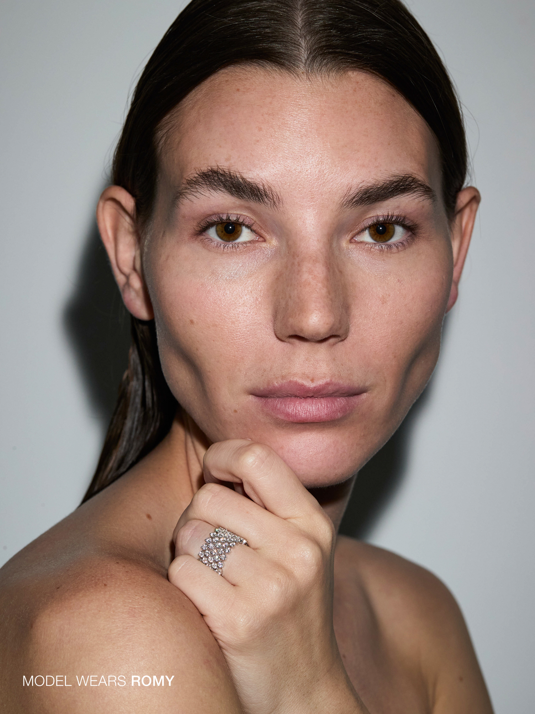 14K PETITE ROMY ETERNITY BAND IN LAB DIAMOND, 14K WHITE GOLD