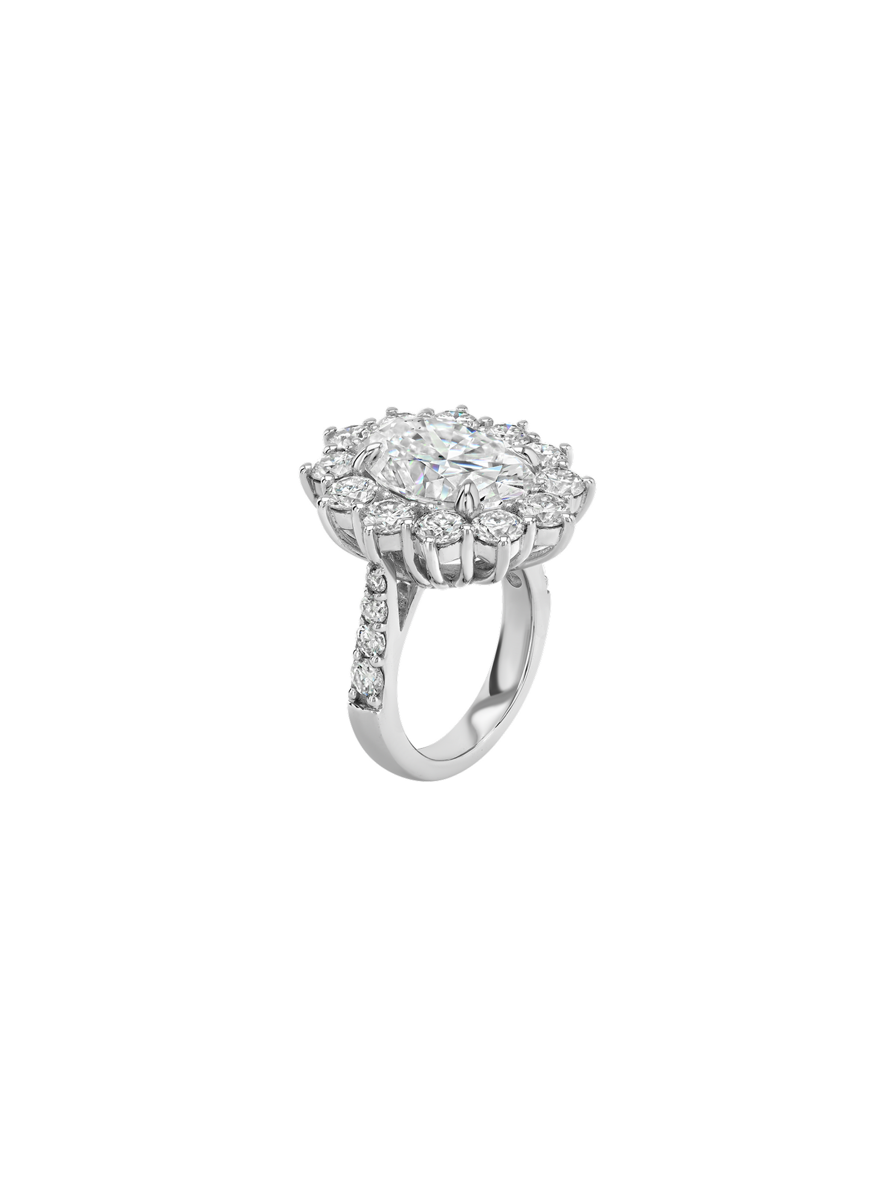 14K SPENCER RING IN LAB DIAMOND, 14K WHITE GOLD