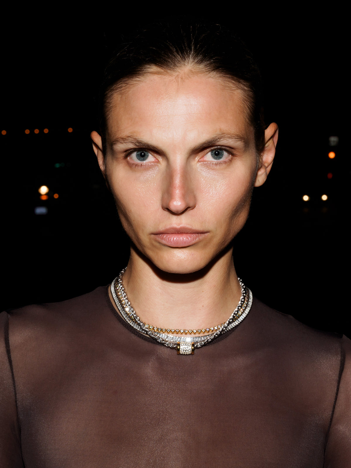TORSION CHAIN NECKLACE, GOLD