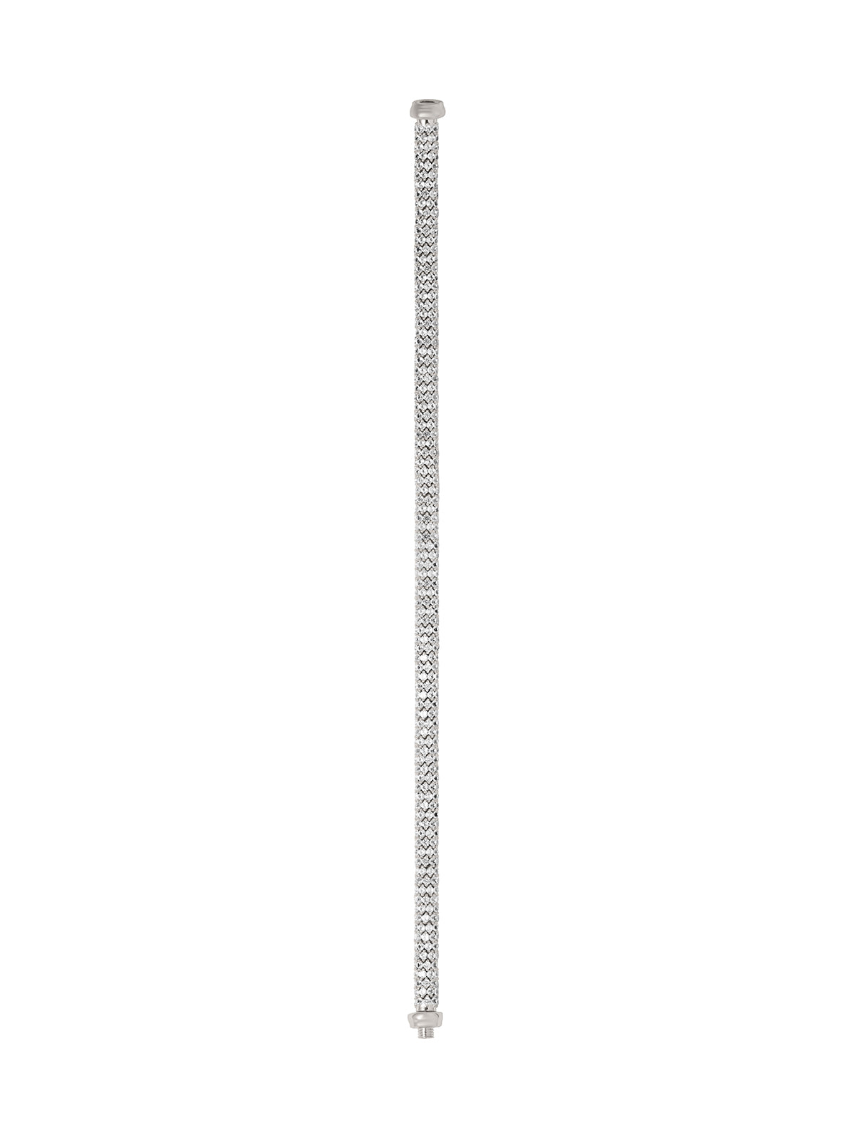 CELESTE ANKLET, LAB WHITE SAPPHIRE, SILVER