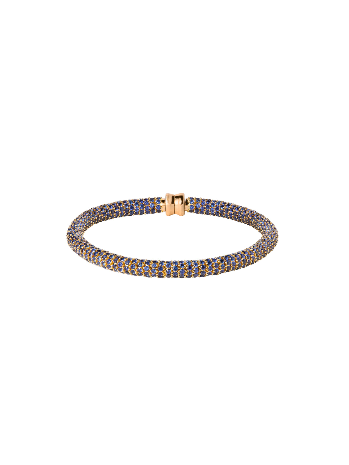 CELESTE ANKLET, LAB BLUE SAPPHIRE, GOLD