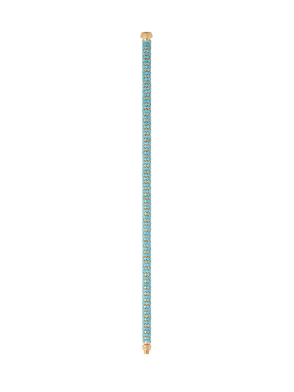 CELESTE ANKLET, NANO TURQUOISE, GOLD